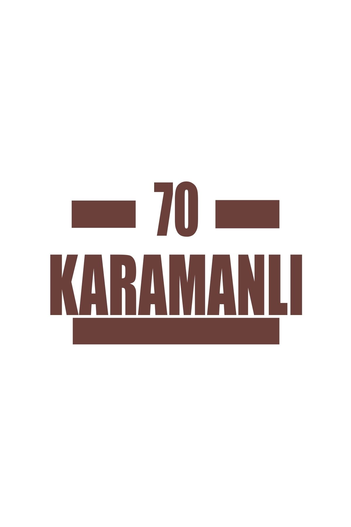 Reysa Tasarım 70 Karamanlı Araba Sticker 17x17 Cm Kahverengi