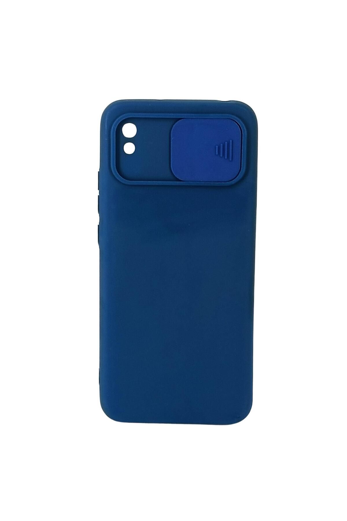 Ehr. Xiaomi Redmi 9A Uyumlu Kamera Sürgülü Mat Silikon Kılıf