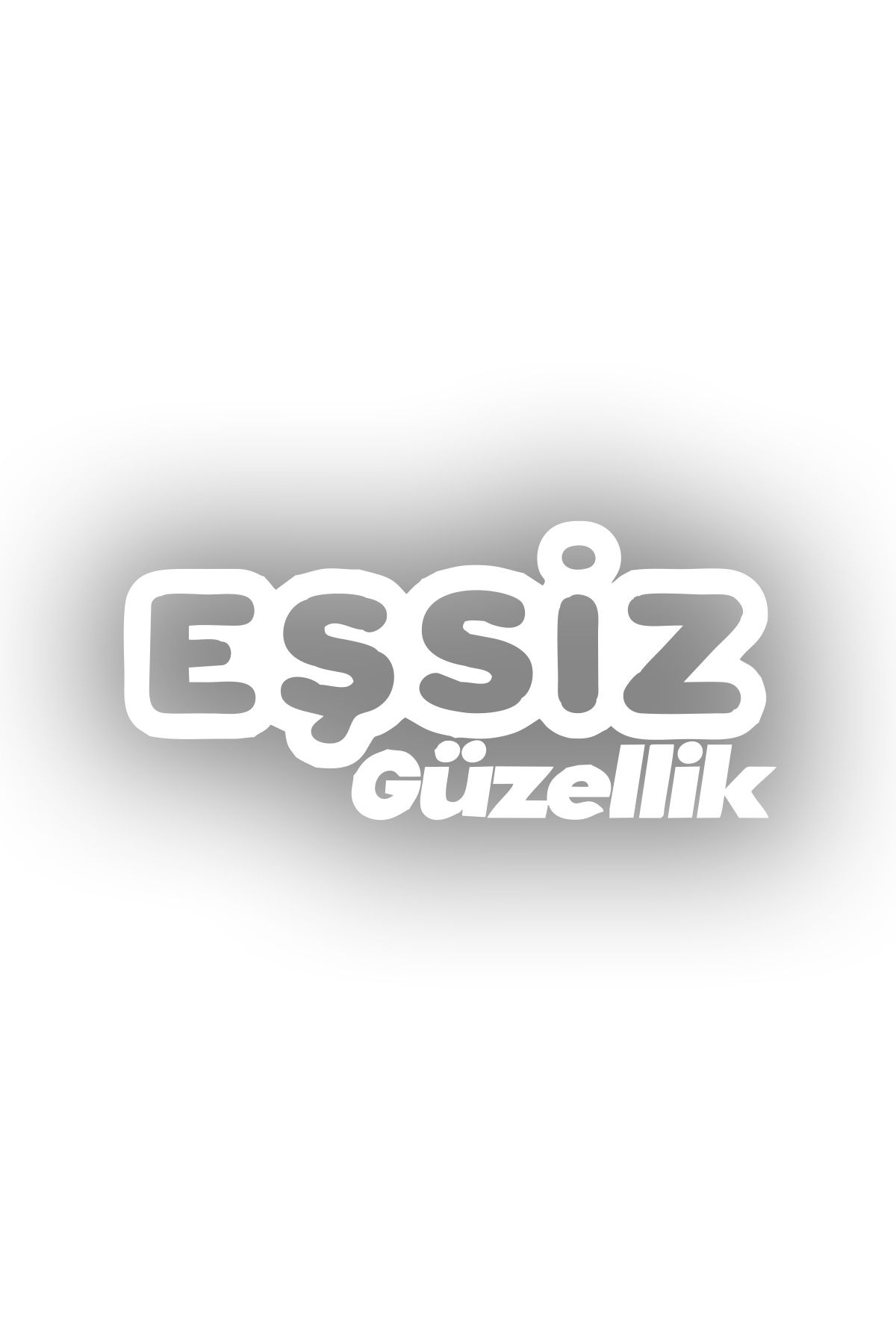 Reysa Tasarım Eşsiz Güzellik Araba Sticker 17x17 Cm Beyaz