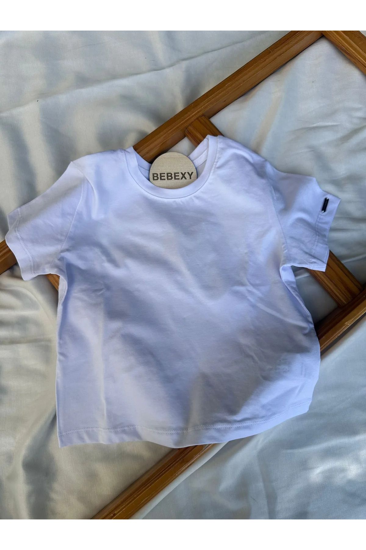 BEBEXY BUTİK Düz Crop Beyaz