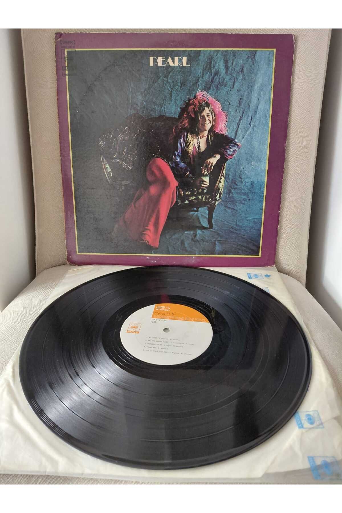 Plakperest Janis Joplin – Pearl - 1971 Japonya Basım LP Plak-2.el