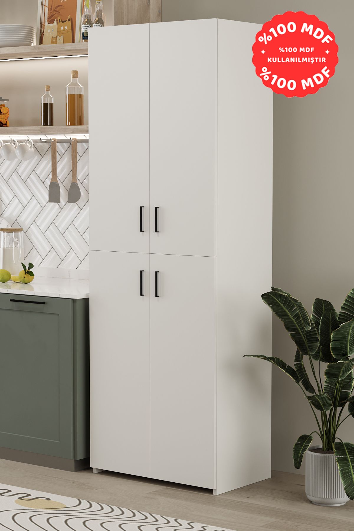 kayhan ahşap %100 MDF ÇOK AMAÇLI MUTFAK BANYO KİLER