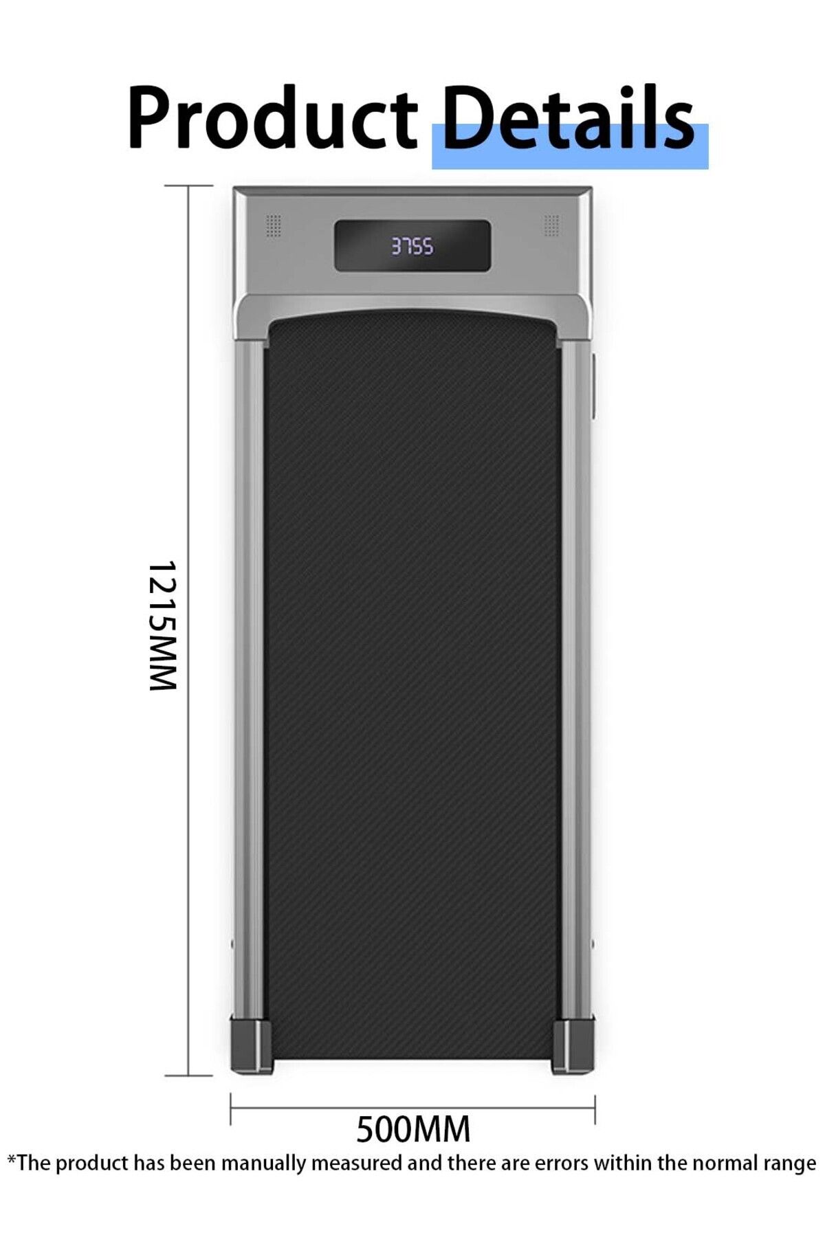 EqiEch-Bluetooth Treadmill, 8KM/h Max Speed, 100KG Load, No Installation, Compact for Home/Office 5