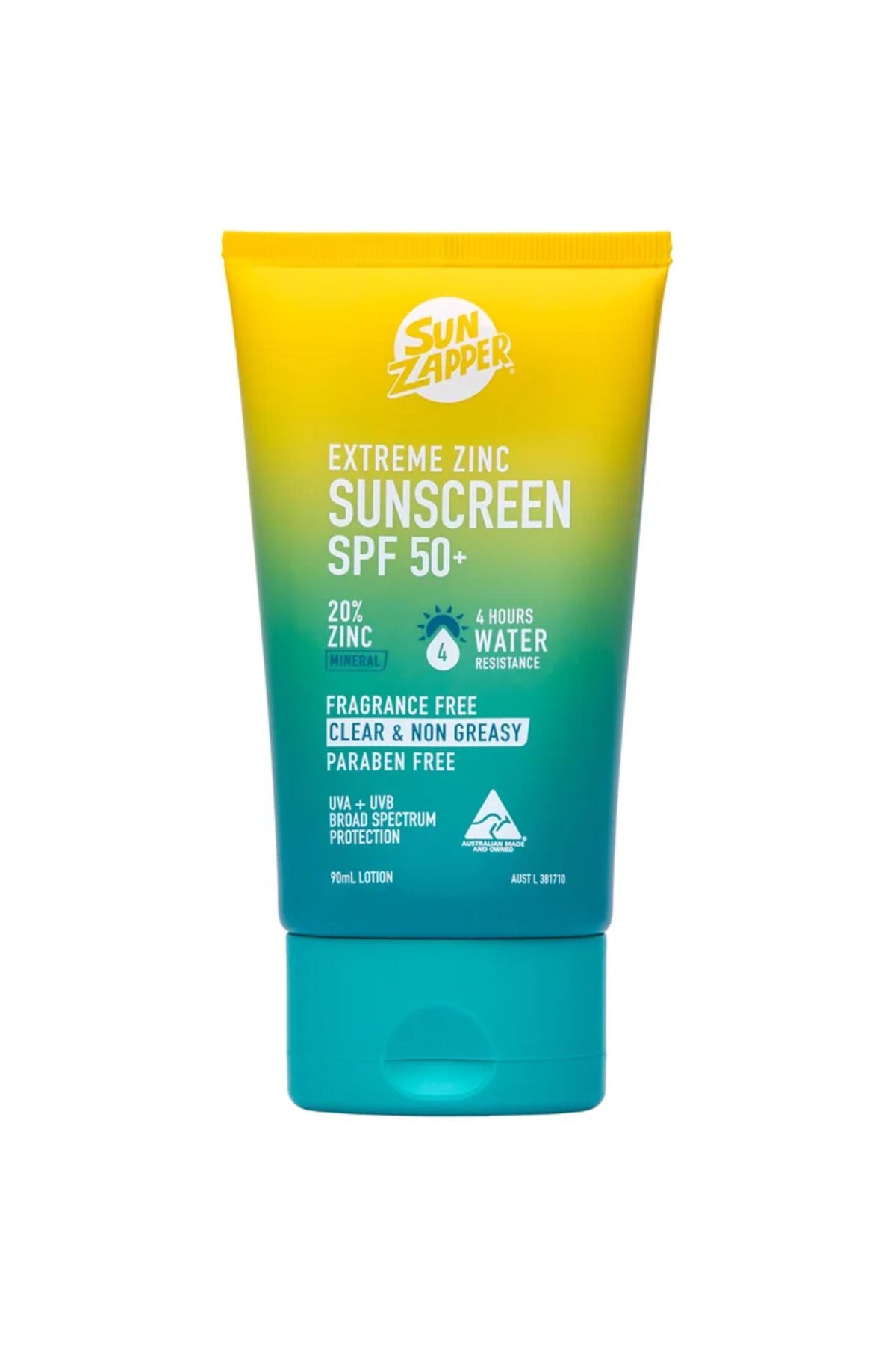 Sun Zapper Extreme Zinc Sunscreen Lotion 90ml