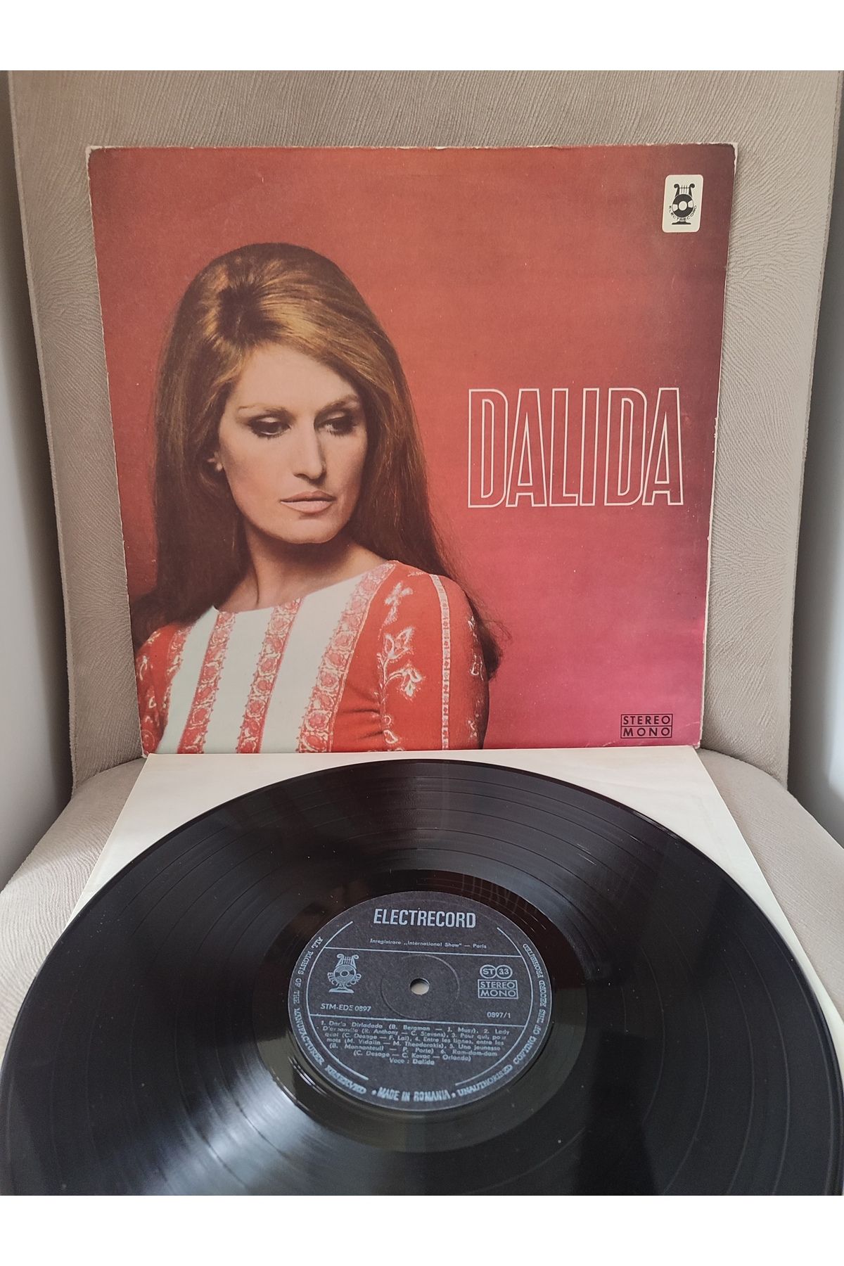 Plakperest DALIDA - Dalida - 1970 Romanya Basım LP Plak Albüm 2.el