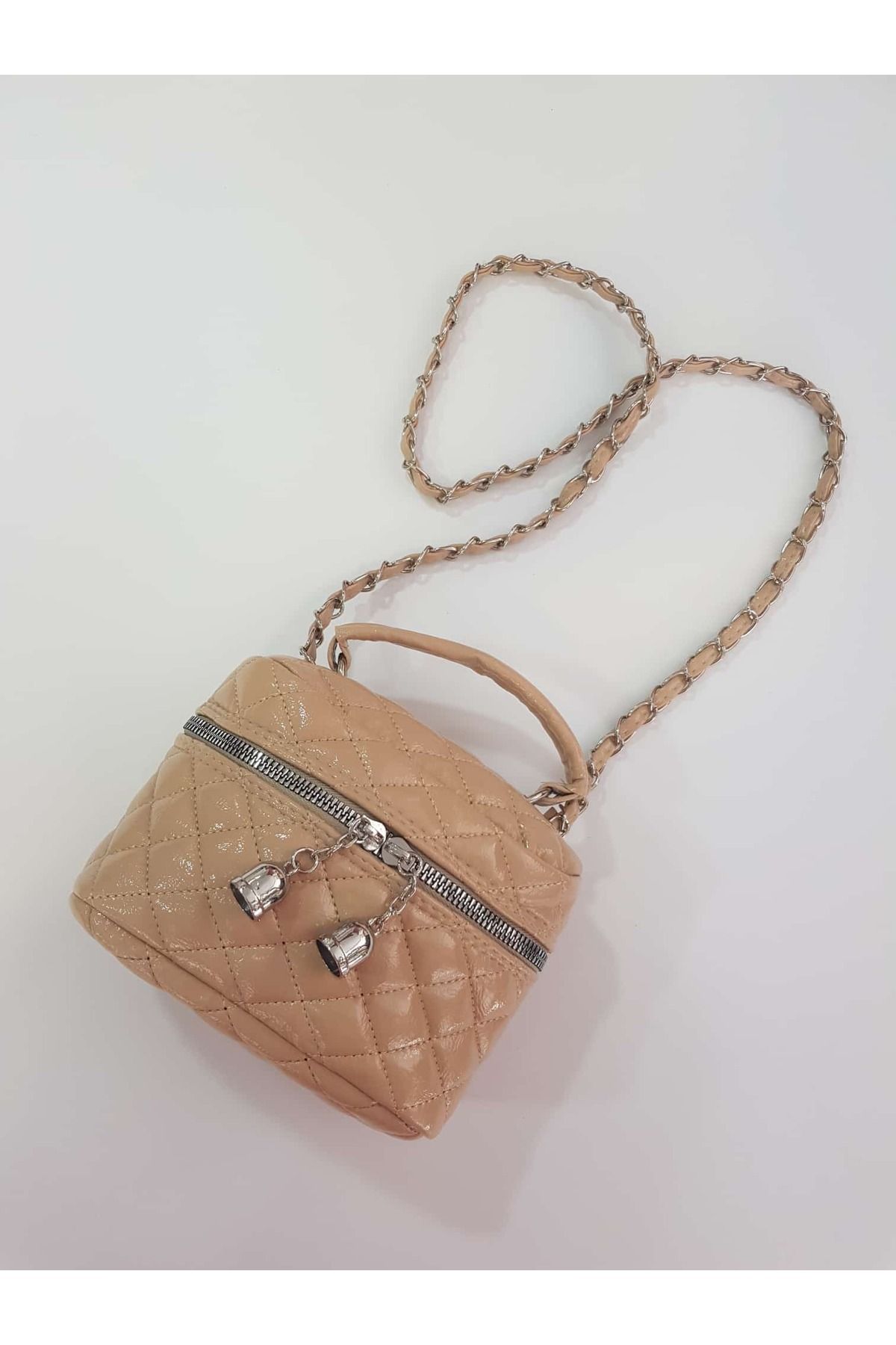 GÜLÇEM butik Kadın Mini Omuz Çantası Sote Krem
