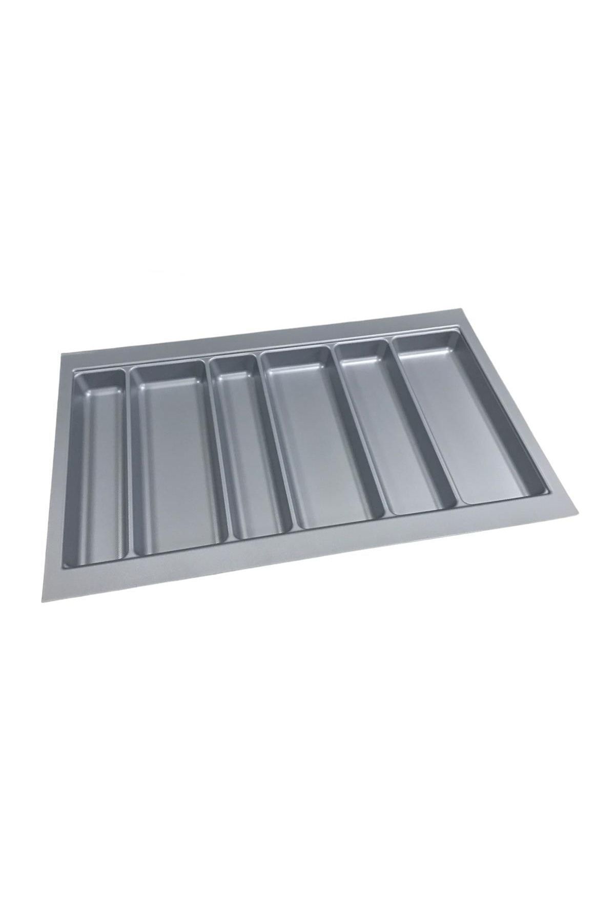 Tempo Gri Renk Çekmece Içi Kepçelik 75x49 Cm (70x40 Ölçülerine Kadar Kesilebilir )