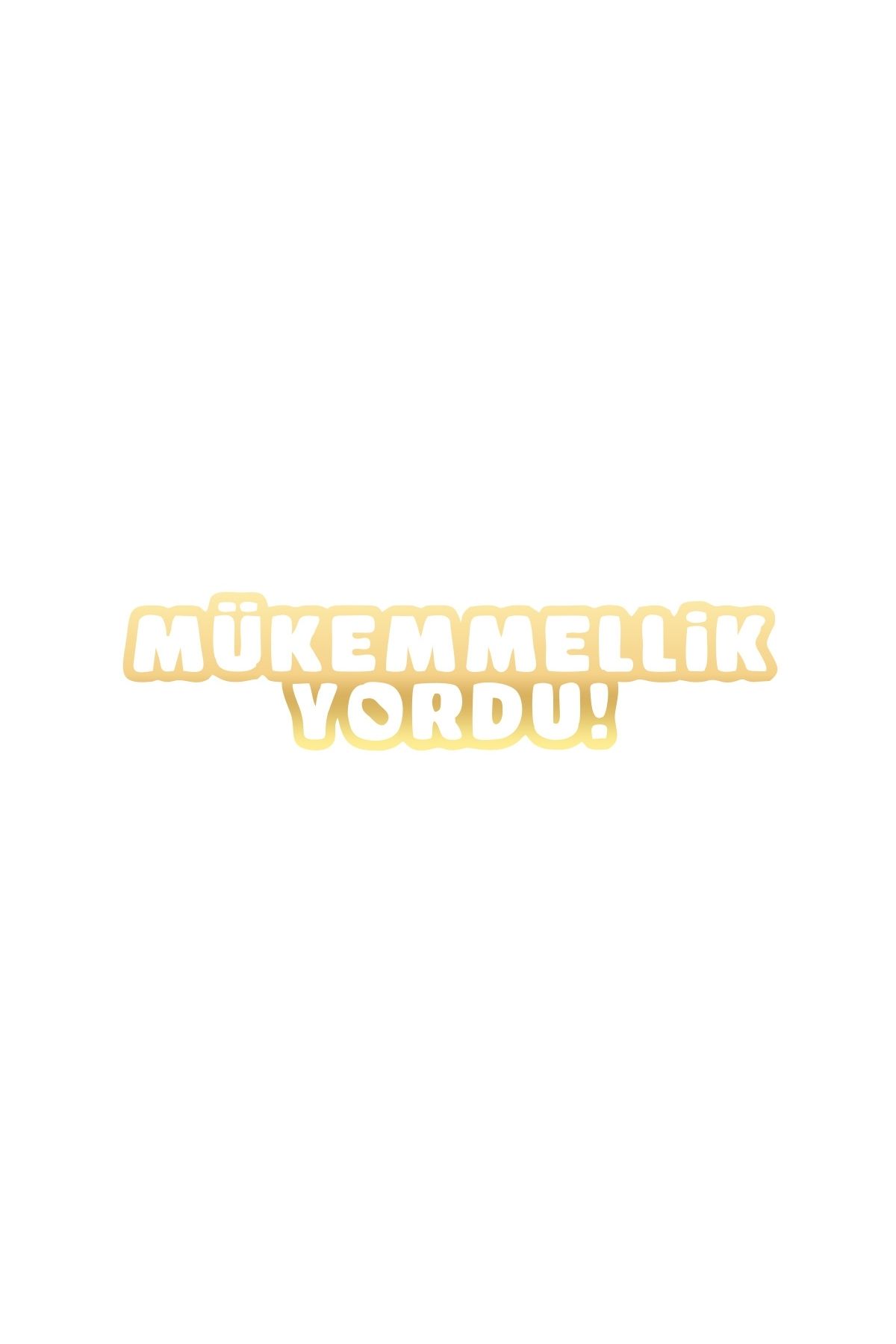 Reysa Tasarım Mükemmellik Yordu Araba Sticker 17x17 Cm Gold