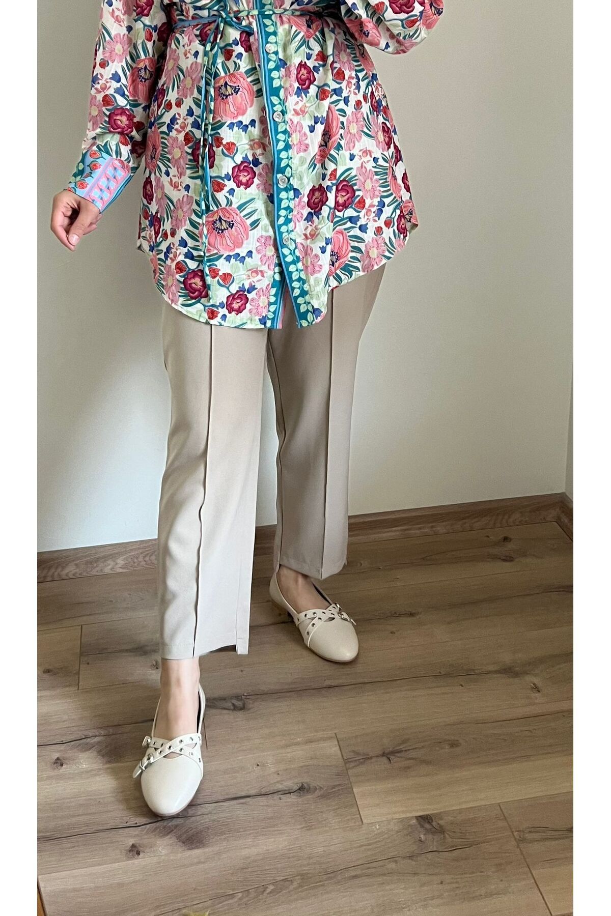 Line By Touches Çimalı Şık Pantalon