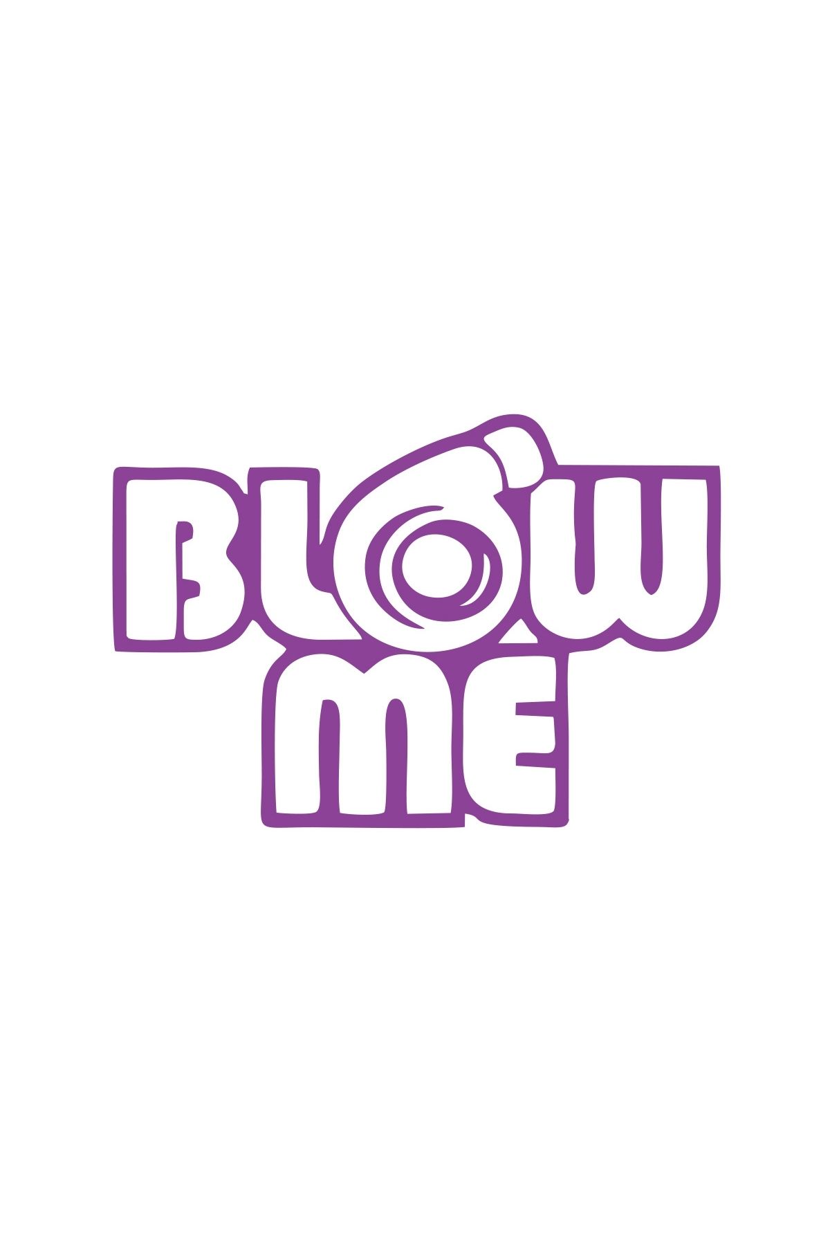 Reysa Tasarım Blow Me Araba Sticker 17x17 Cm Mor