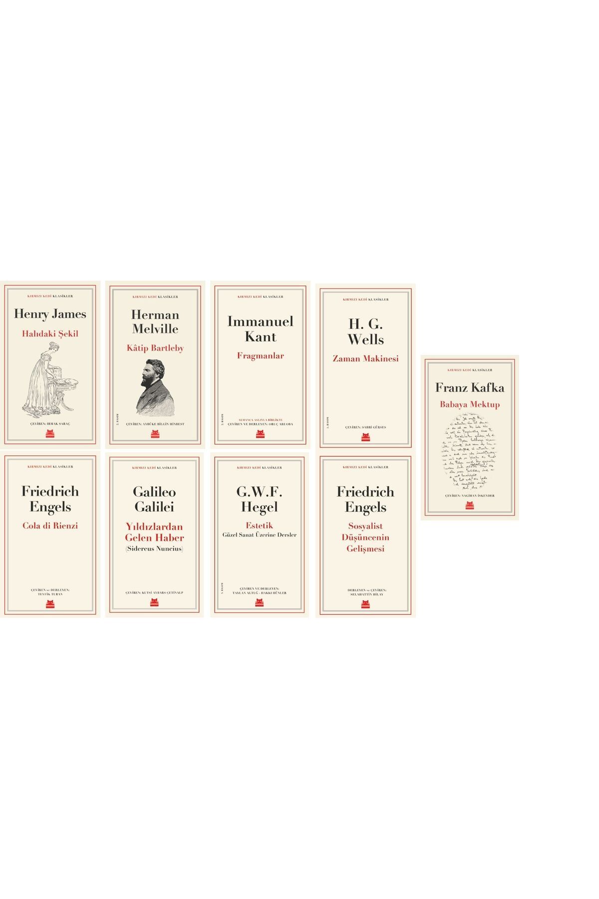 Kırmızı Kedi Yayınları Dünya Edebiyatı Seti (9 Kitap)