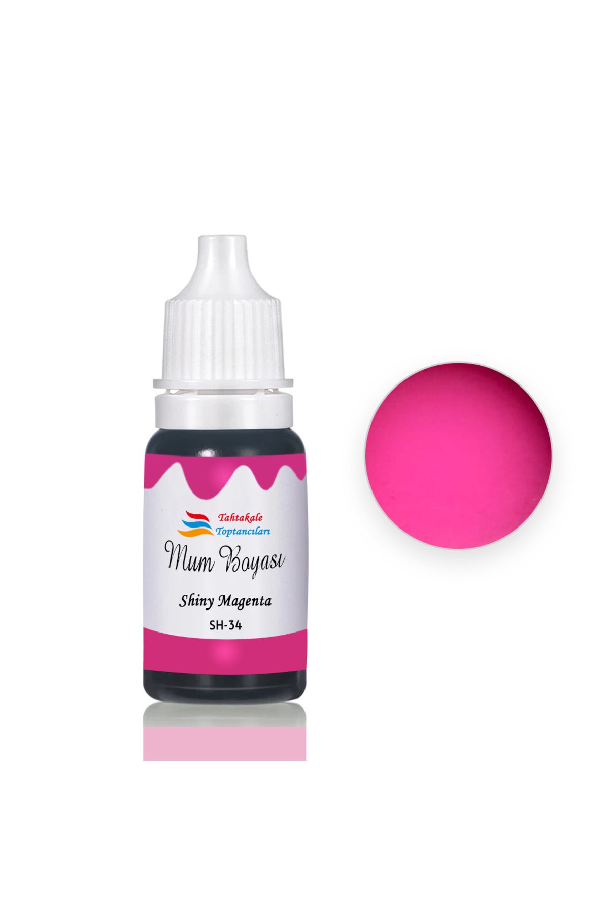 TT Tahtakale Toptancıları Mum Boyası Sıvı Pigment Boya 20 ML Shiny Pembe - SH31