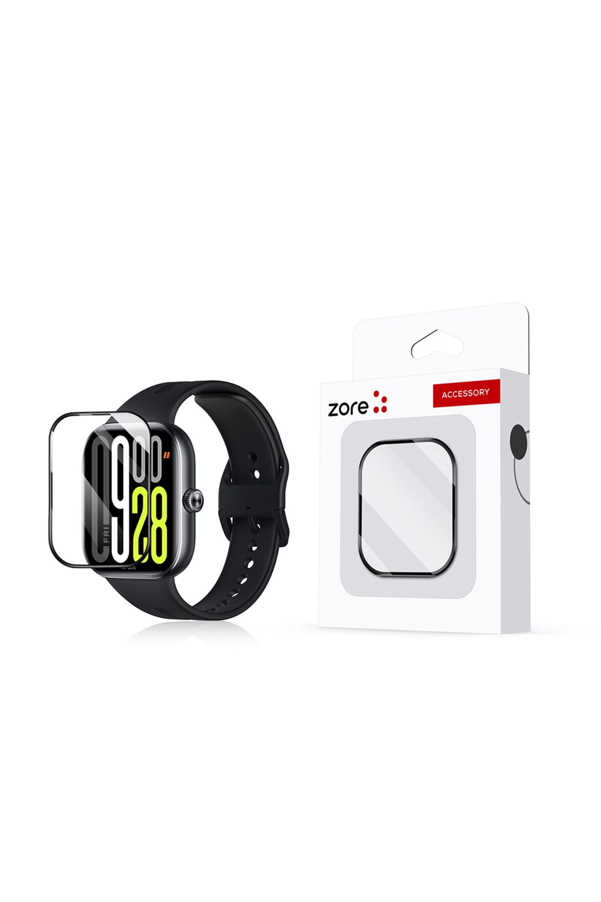 HTstore Xiaomi Uyumlu Redmi Watch 5 Active Zore PMMA Pet Saat Ekran Koruyucu