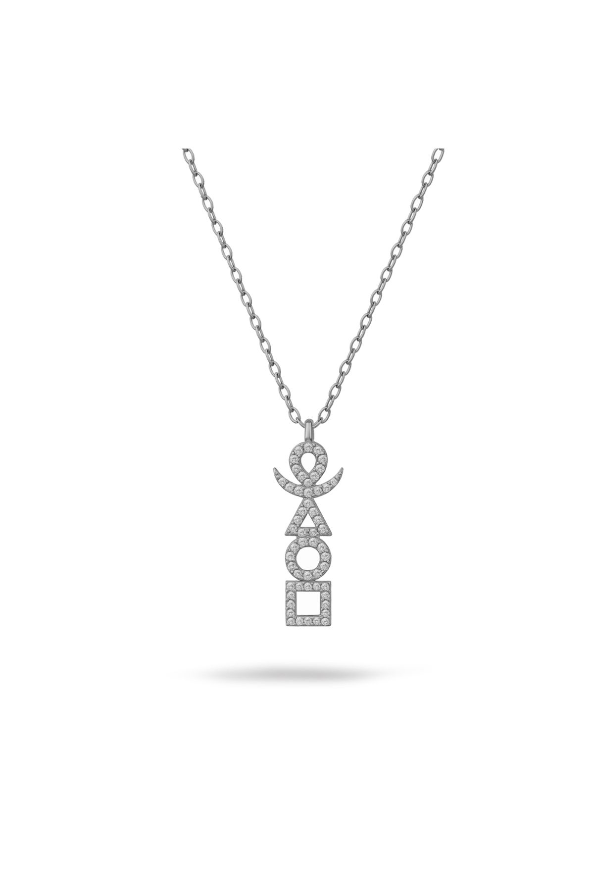 Silveranka 925 Ayar Gümüş 4 Element Kolye