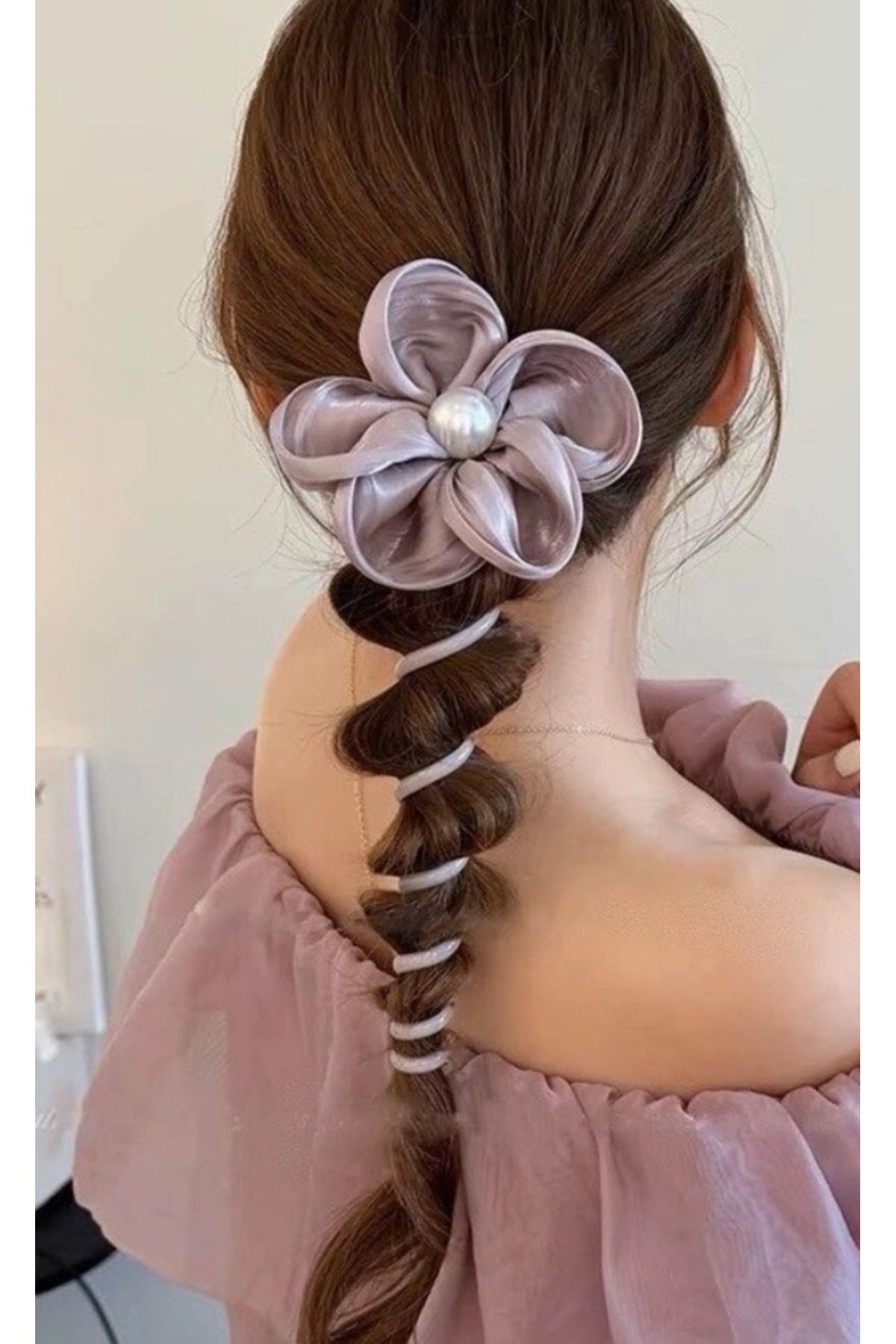Rosaland0 Sakura spiral saç tokası