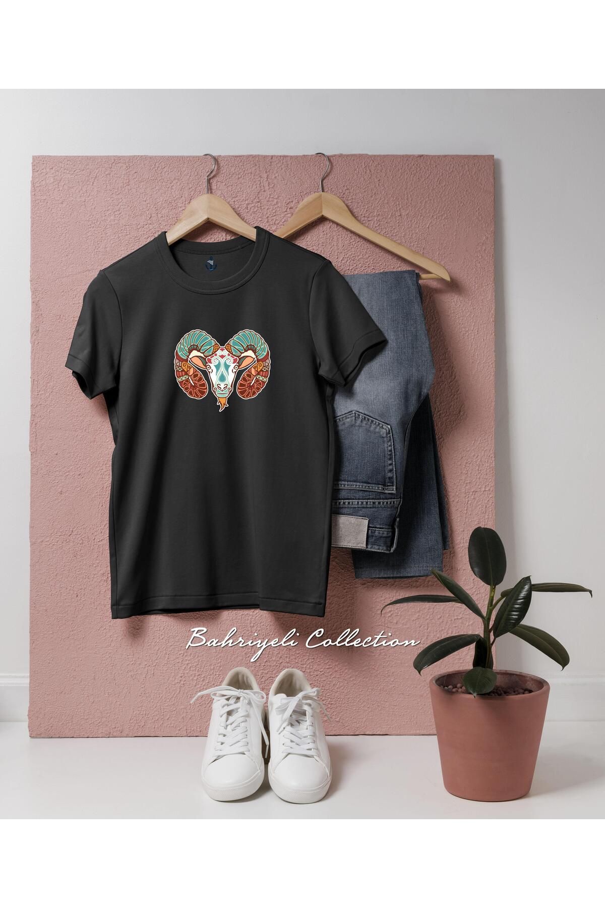 bahriyeli.jpeg Oversize koç burcu Tasarımlı Unisex T-Shirt