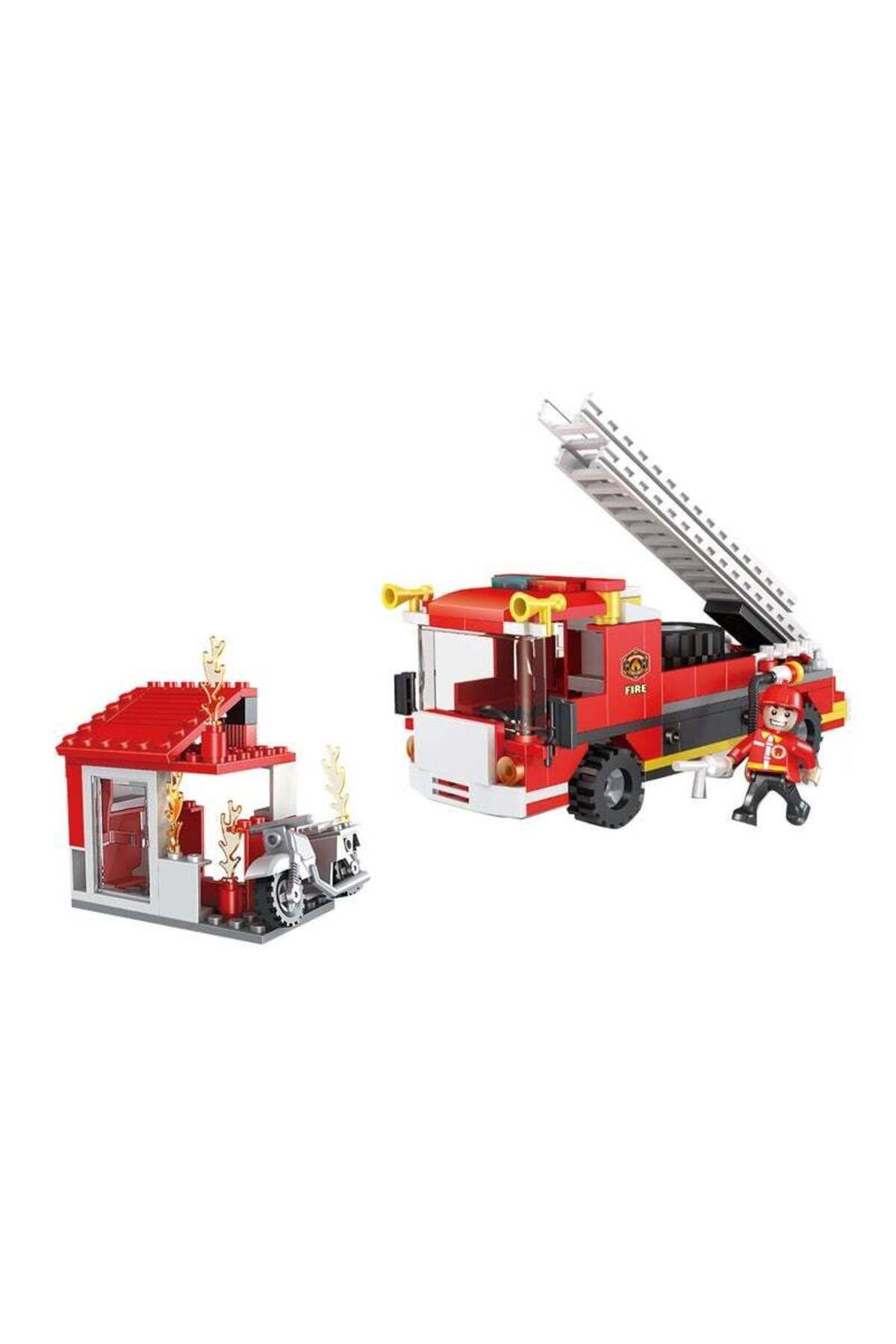 COOYA-Fire building block toy set,safe and non-toxic,detachable,with vehicles,suitable for ages 6 and up 5