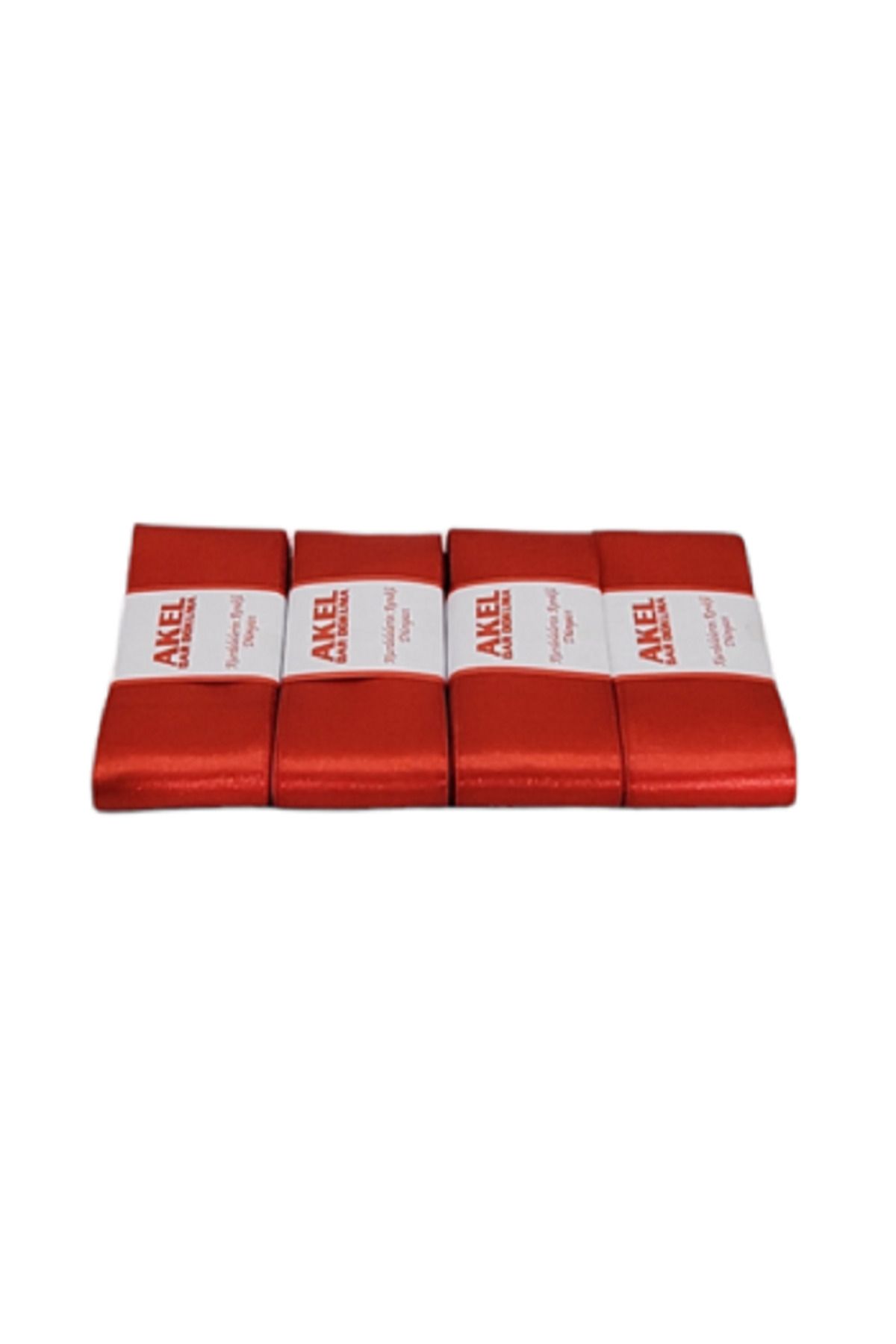 LAYLAEVENTS Kırmızı saten kurdele 4 cm -10 mt X2 ADET -bohça,çeyiz süsleme kurdelesi