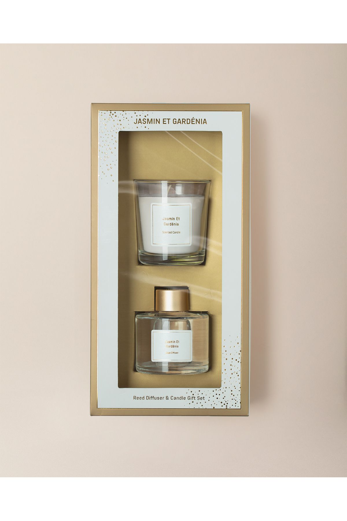 Madame Coco Répertoire Çubuklu Oda Kokusu ve Mum Seti - Jasmin et Gardénia - 100 ml/120 g