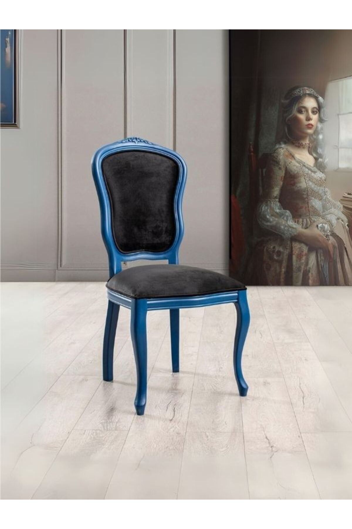 Gazzini Furniture Victoria Ahşap Oymalı Country Sandalye
