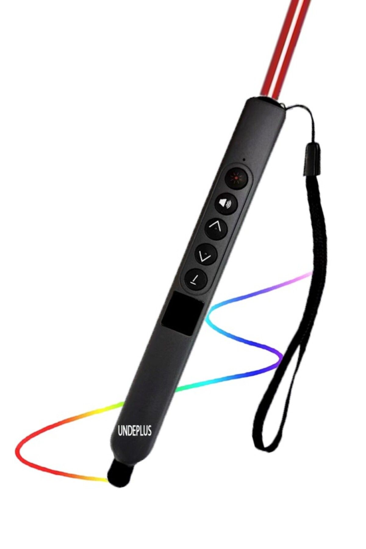 UnDePlus Akıllı Tahta/Telefon/Tablet Dokunmatik Kalem Lazer Presenter Kablosuz Sunum Kumandası-Fiber Uçlu-2