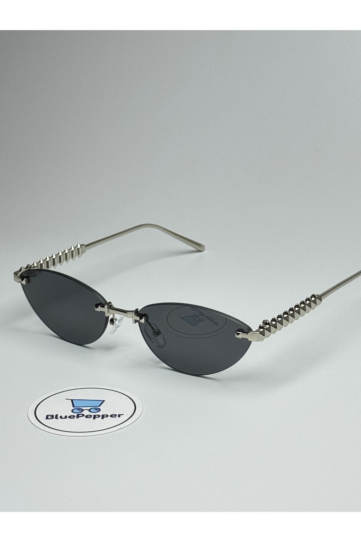 BluePepper CARTYY V4 SİYAH GÜNEŞ GÖZLÜĞÜ Cateye Çerçeve 60-18-143 ekartman