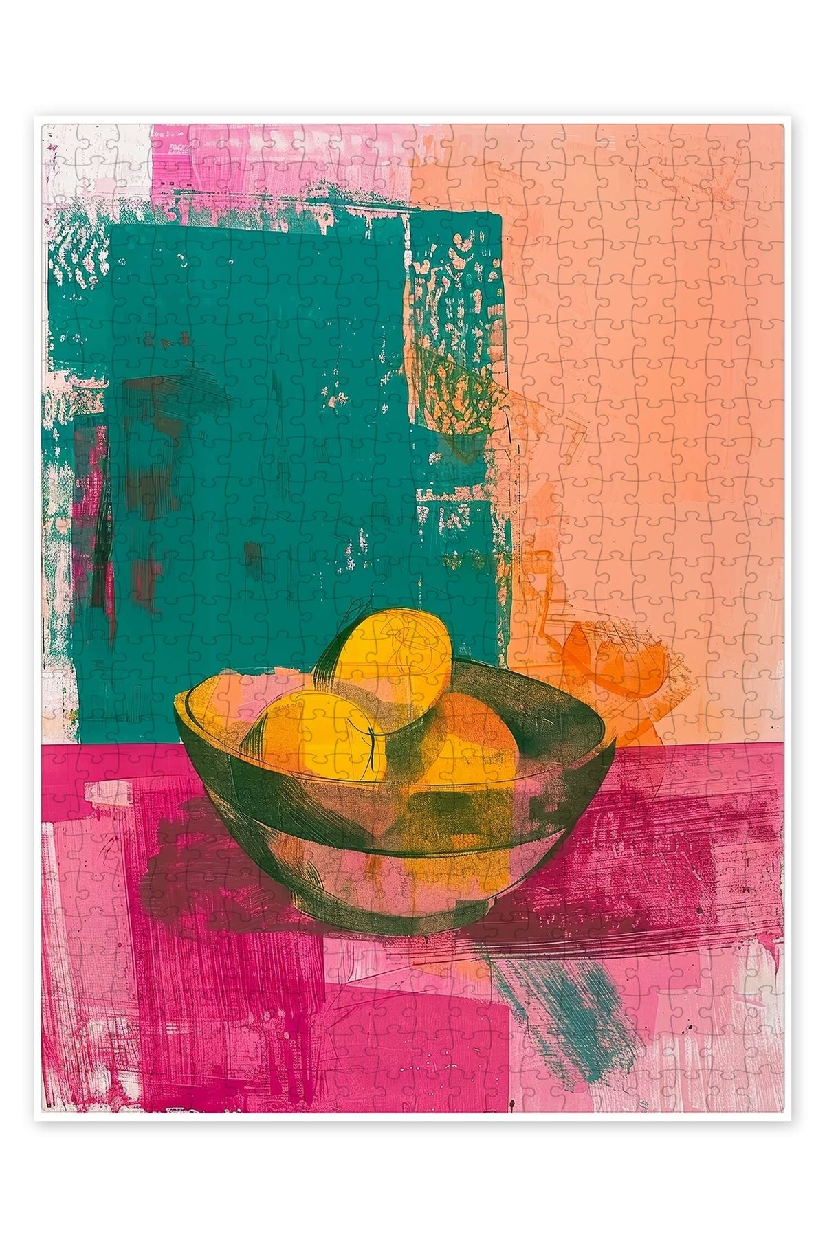 Jeronkarji Limonlu natürmort 500 Parça Puzzle Yapboz Mutfak Temalı Yetişkinler için