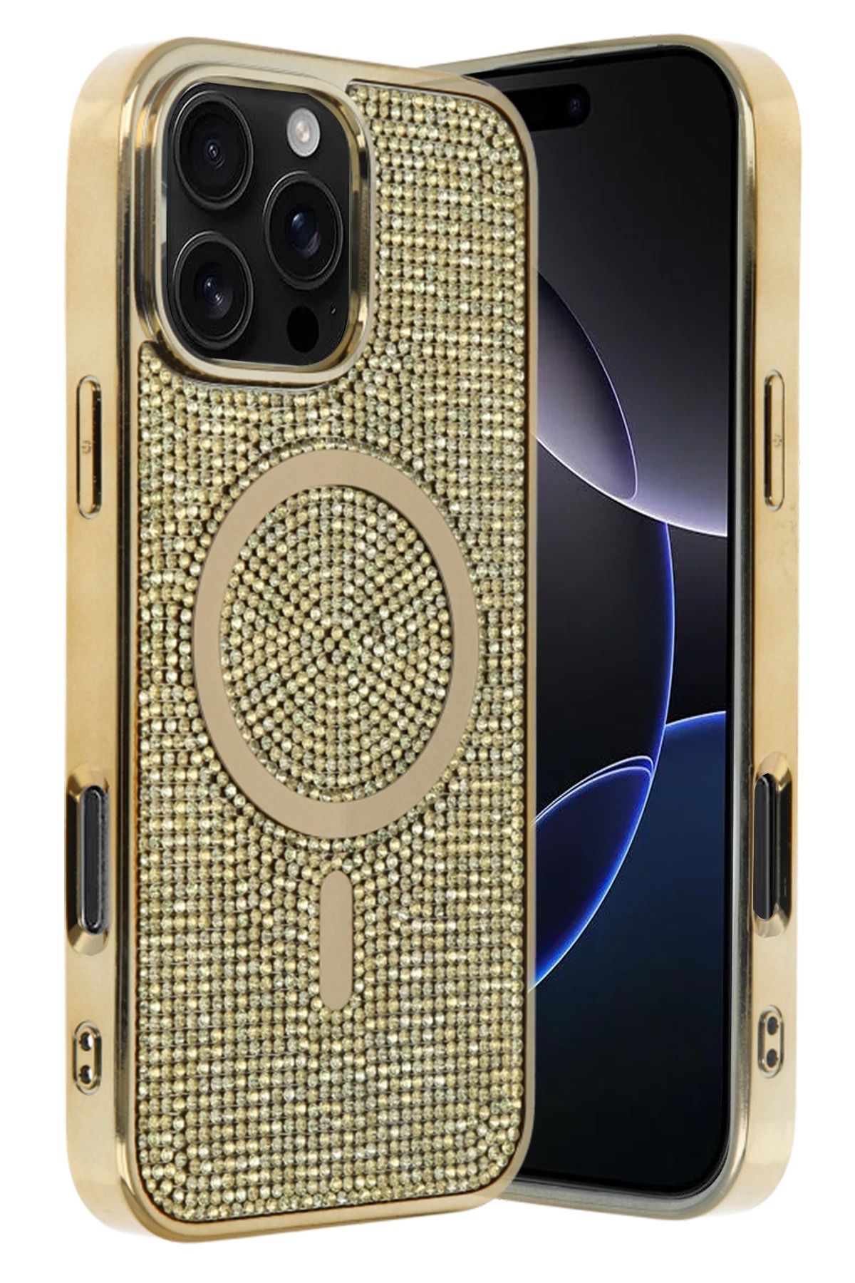 CepteToptan Joko Apple iPhone 16 Pro Max Helen Magsafe Kapak - Gold