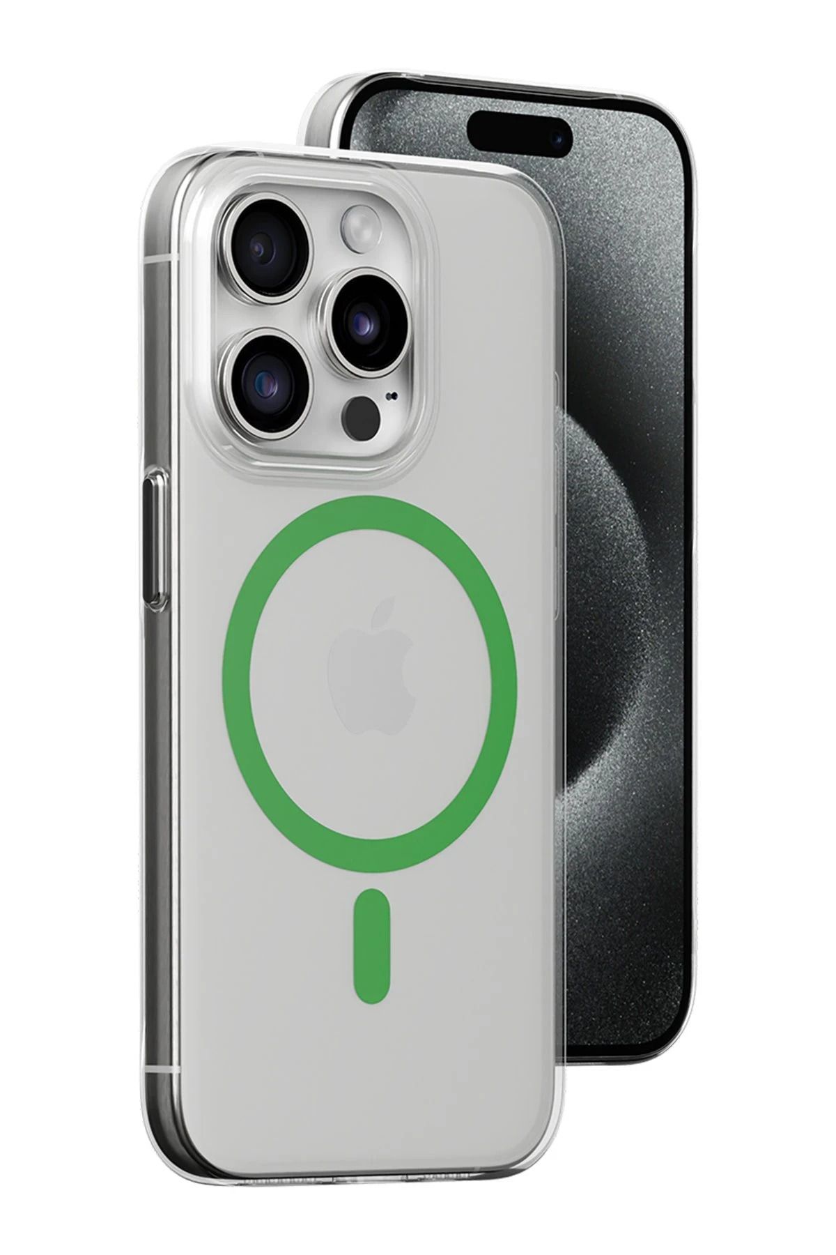 CepteToptan Joko iPhone 13 Pro Max Kılıf Bubble Magsafe Kapak - Yeşil