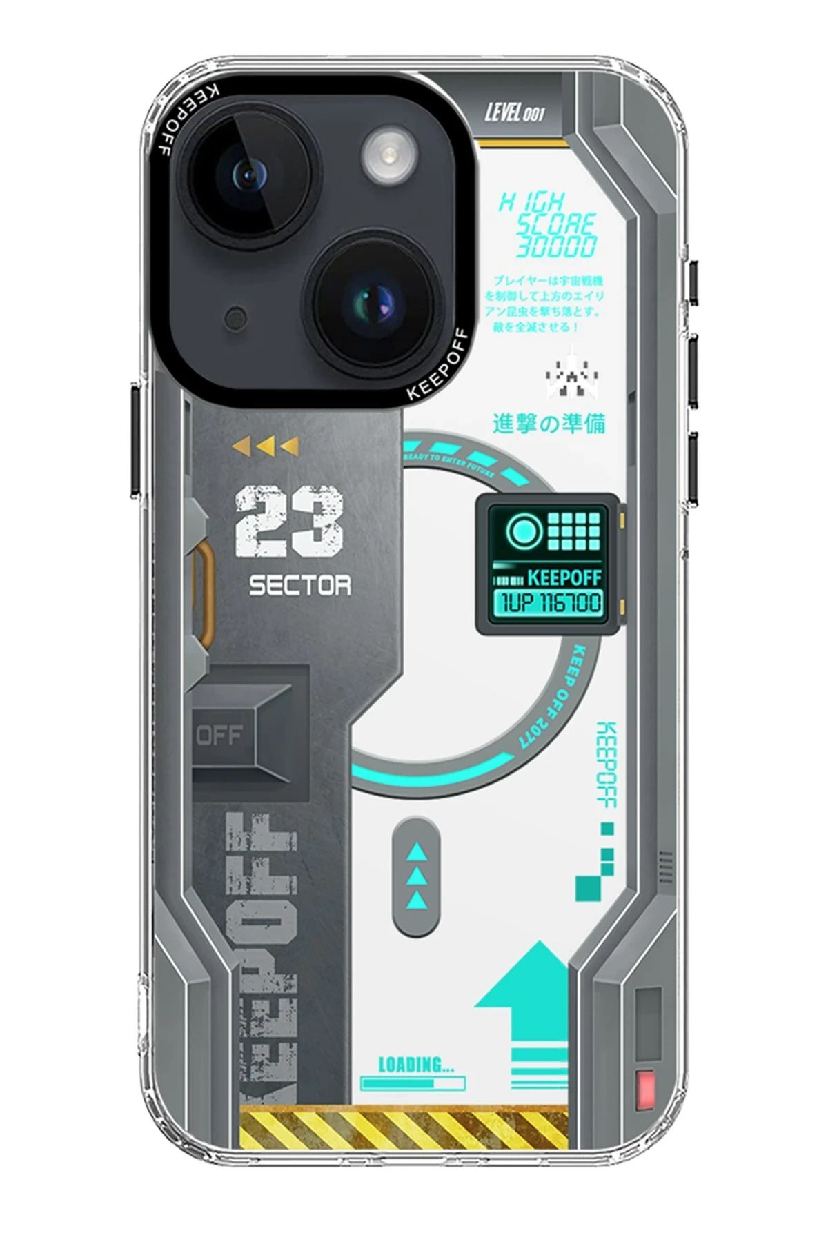 CepteToptan iPhone 15 Future Armor Magsafe Kapak - Advance Attack