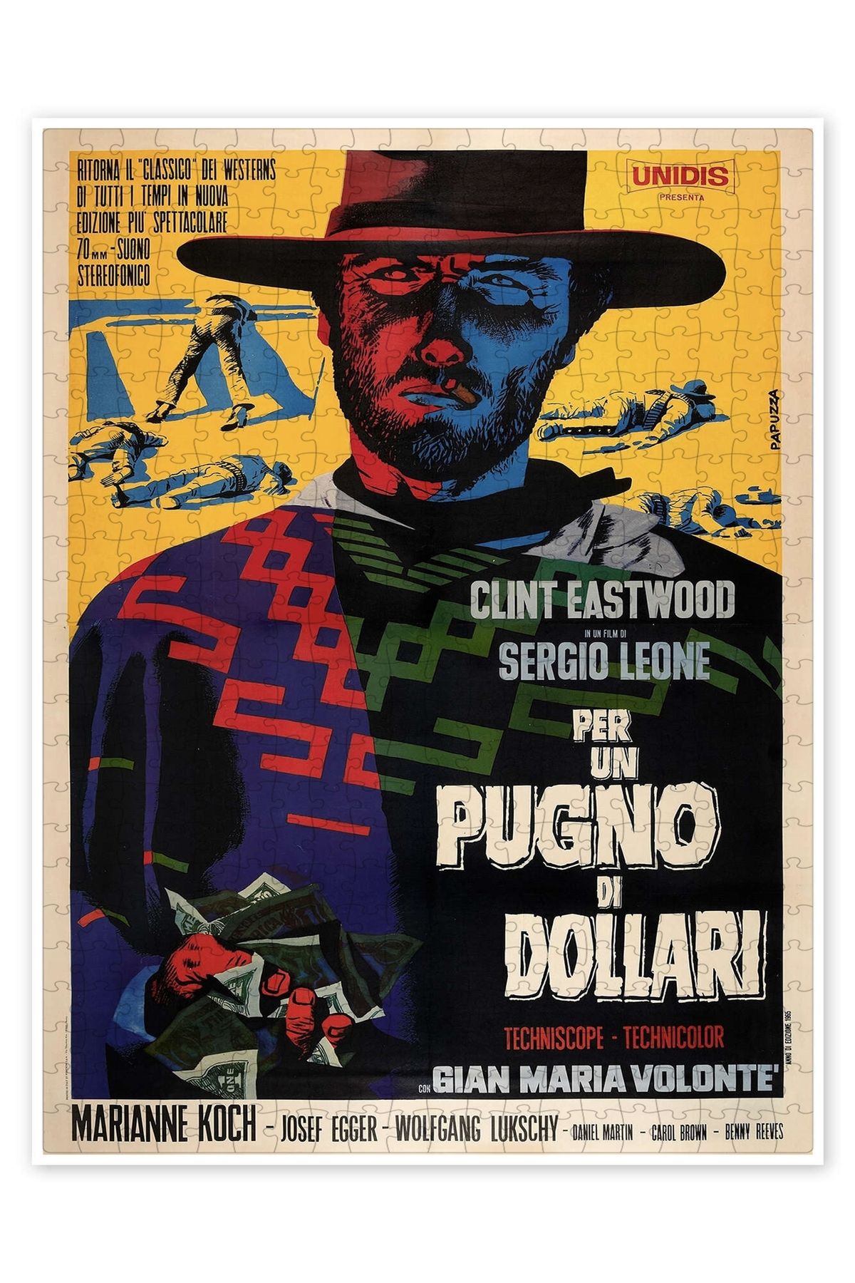 Jeronkarji Bir Avuç Dolar 500 Parça Puzzle Yapboz Klasik Film Temalı