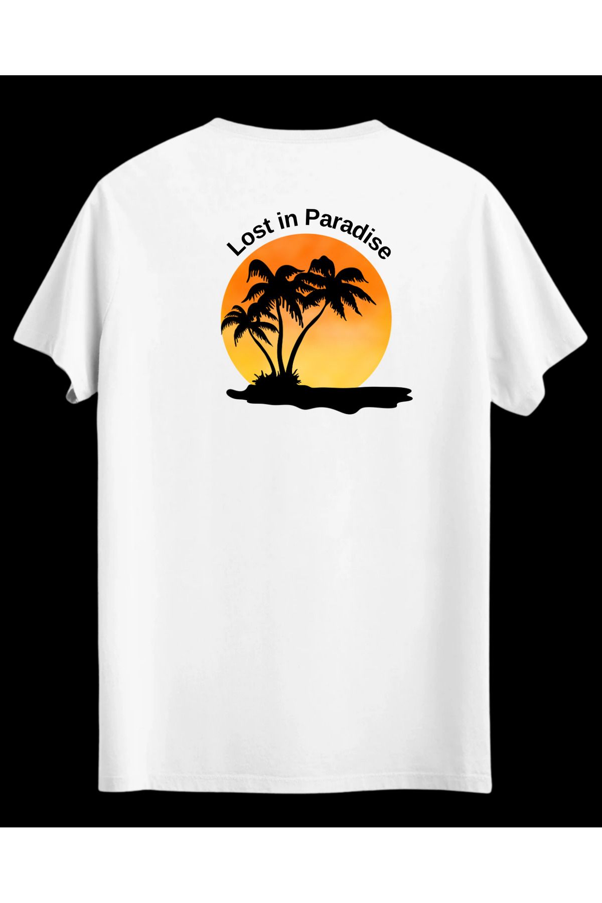 DEFAS LOSTPARADİSE UNİSEX Baskılı tshirt