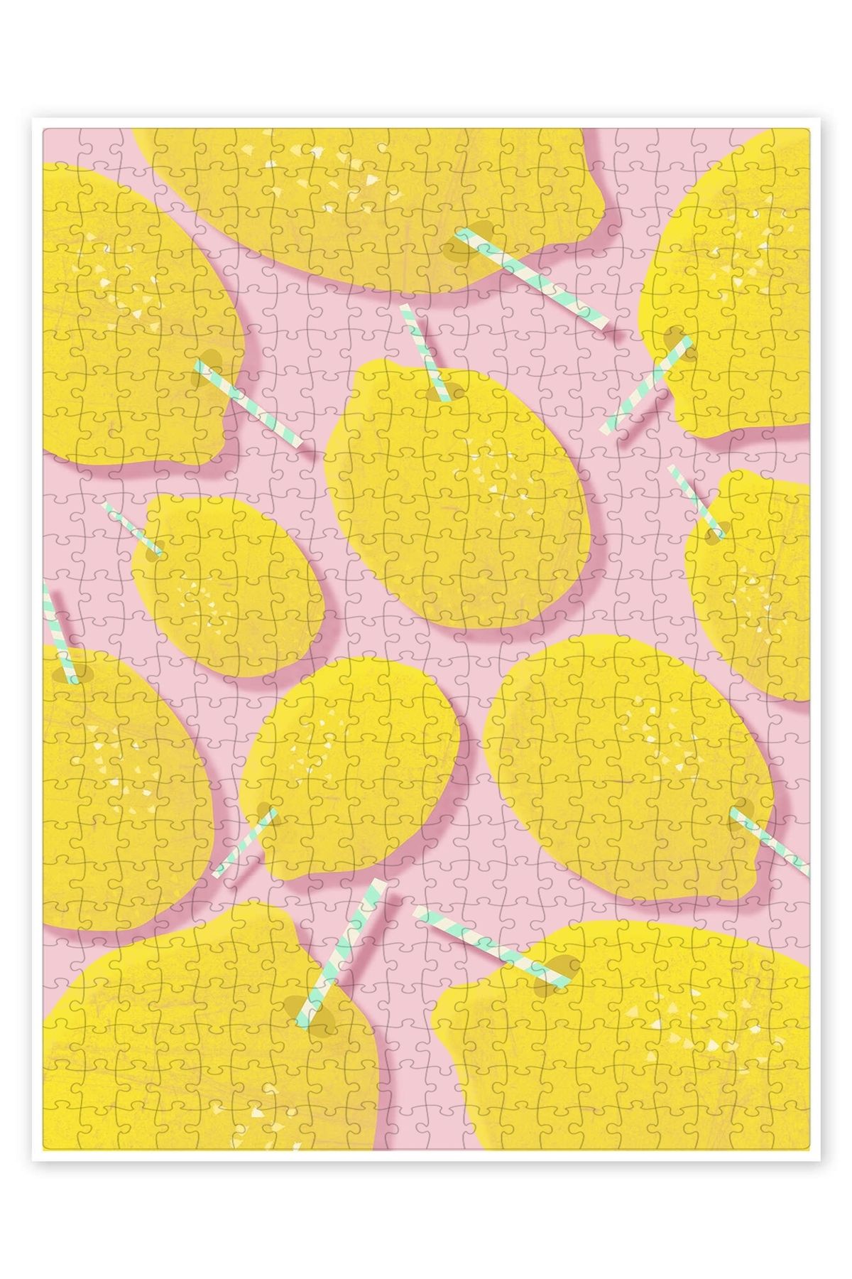 Jeronkarji LİMONADE 500 Parça Puzzle Yapboz Bohem Soyut Sanat Temalı