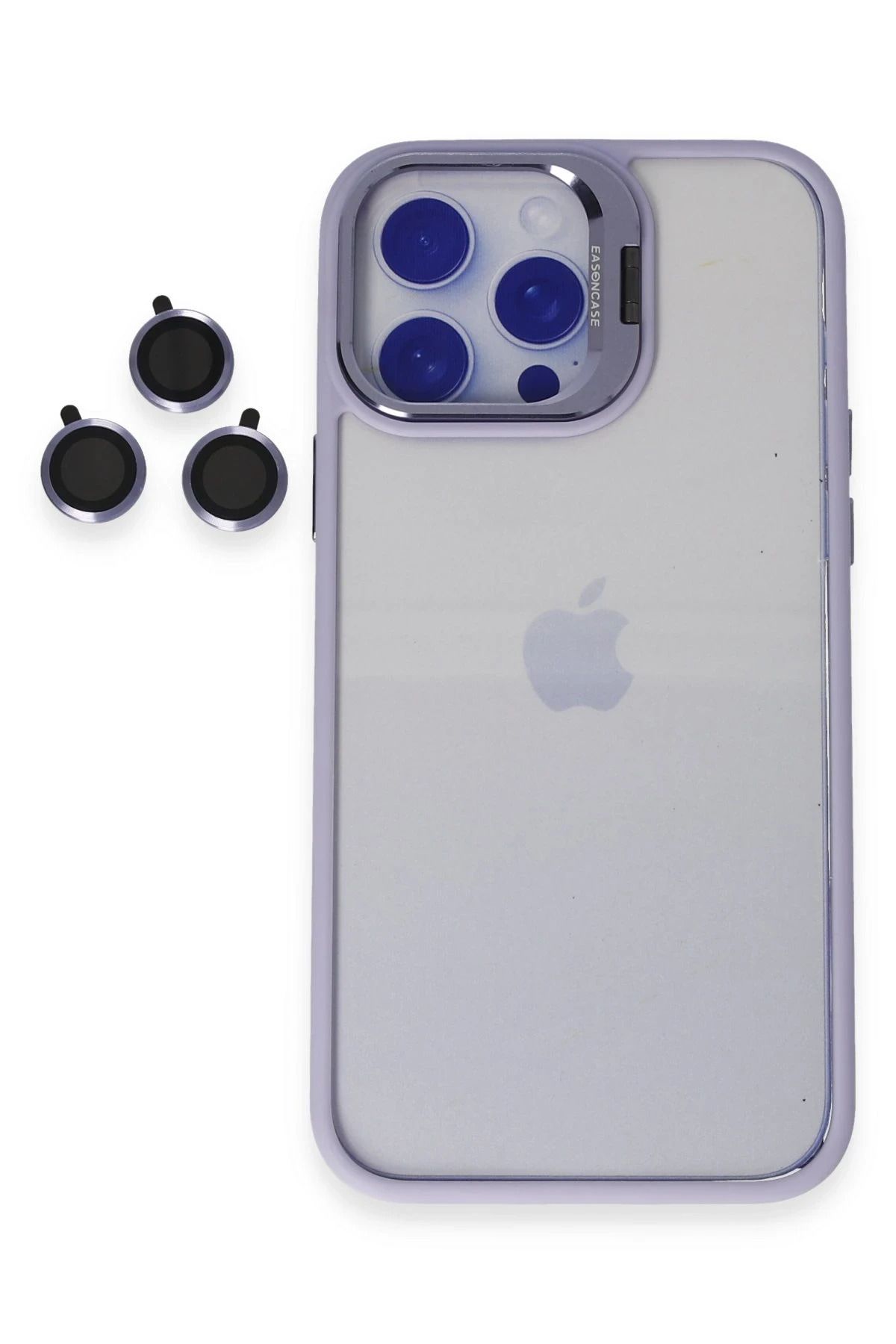 CepteToptan Joko iPhone 15 Pro Kılıf Roblox Lens Standlı Kapak - Lila