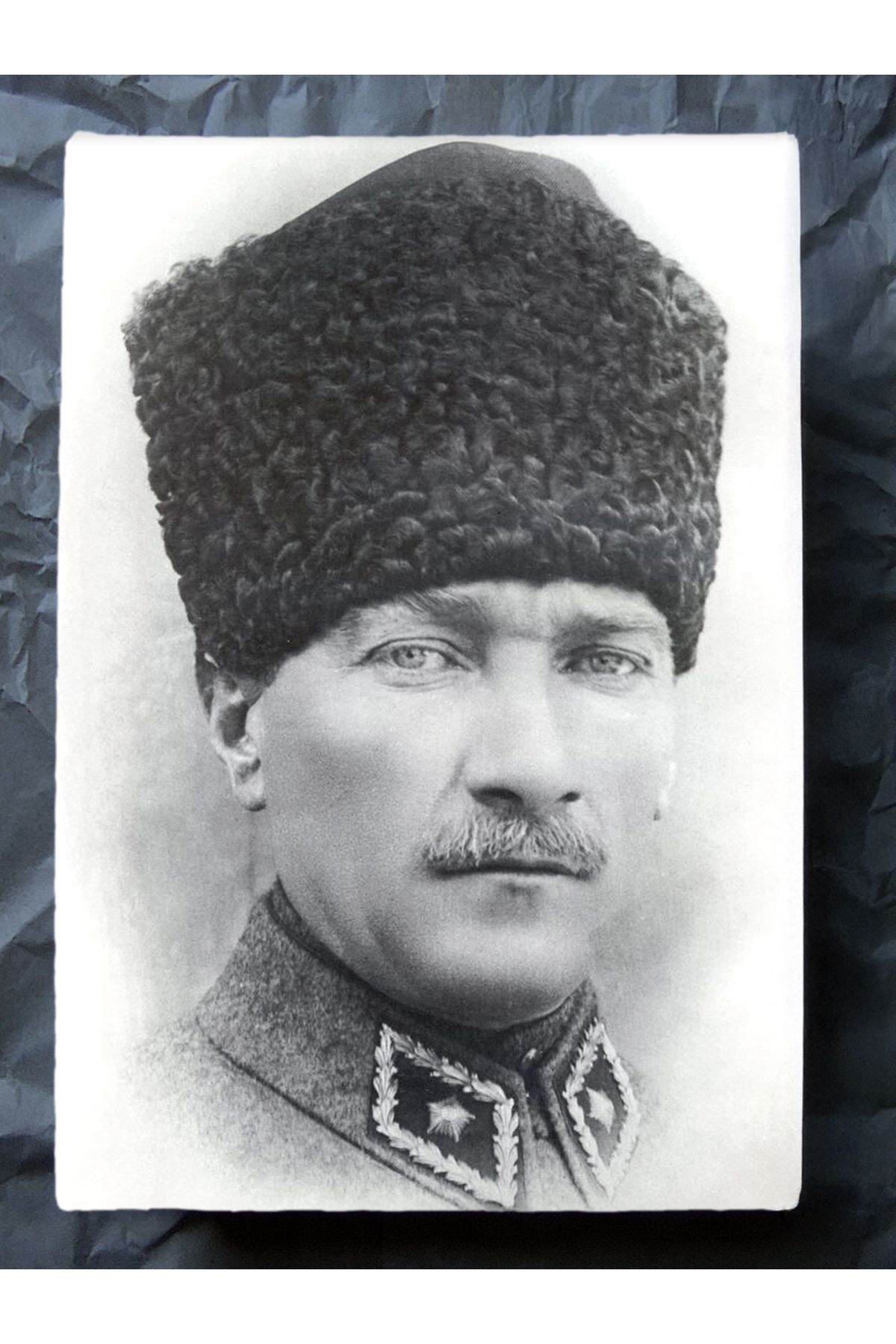 HonataDizayn Gazi Mustafa Kemal Atatürk Portresi Kanvas Tablo – %100 Pamuk Kumaş