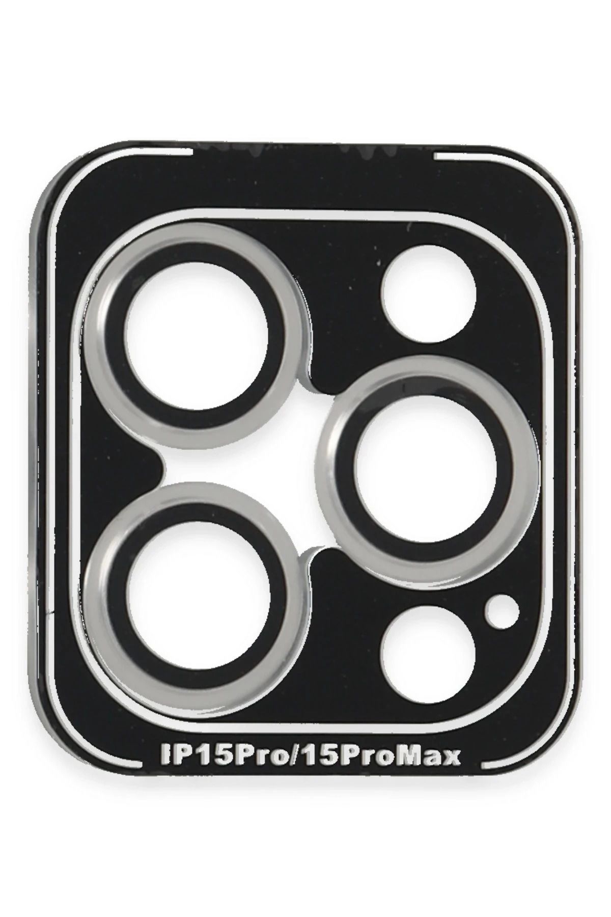 CepteToptan Joko iPhone 15 Pro Max PVD Metal Kamera Lens - Gümüş
