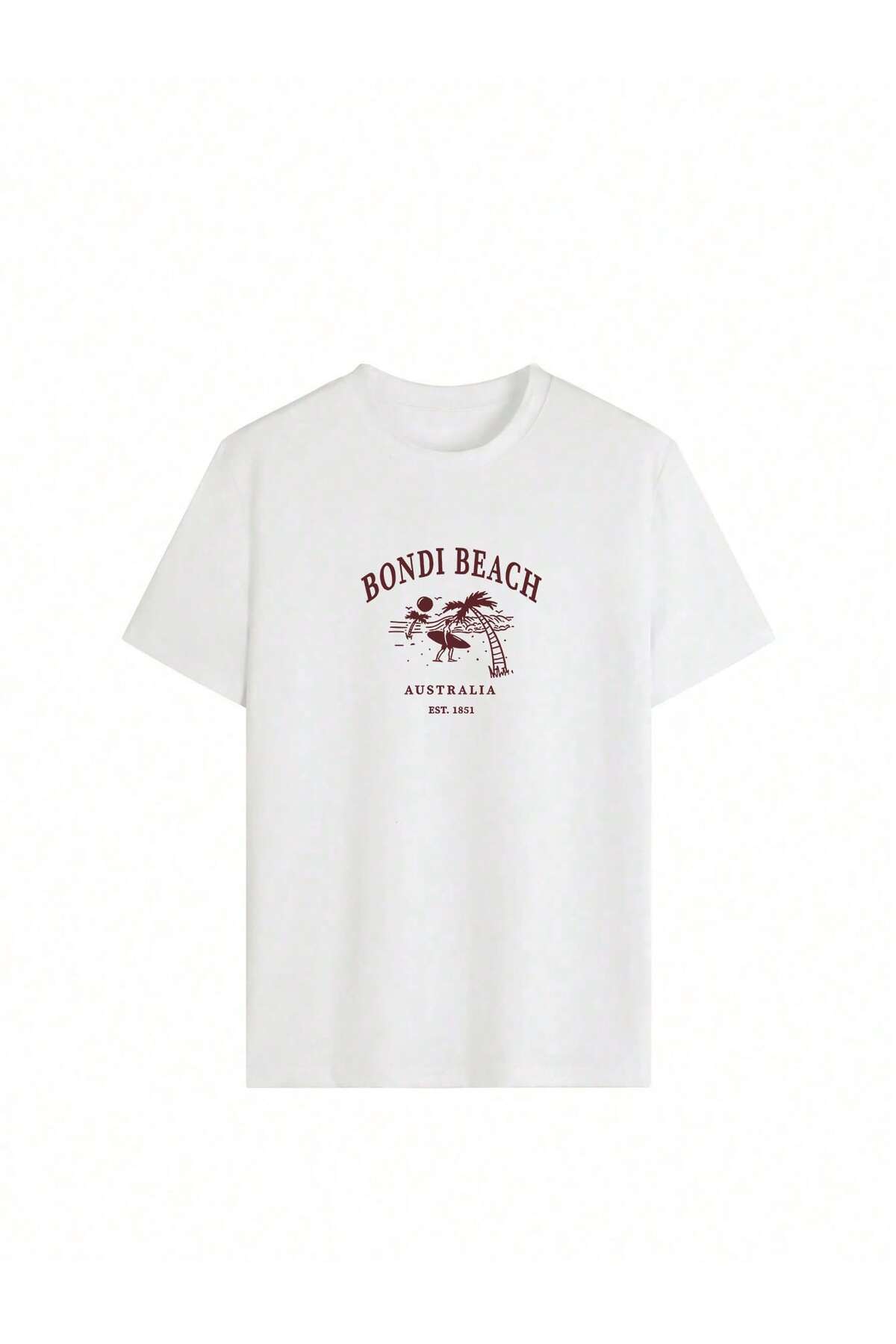 DAXİS Sportwear Company  KADIN Baskılı Bisiklet Yaka Tişört - Görsel 3