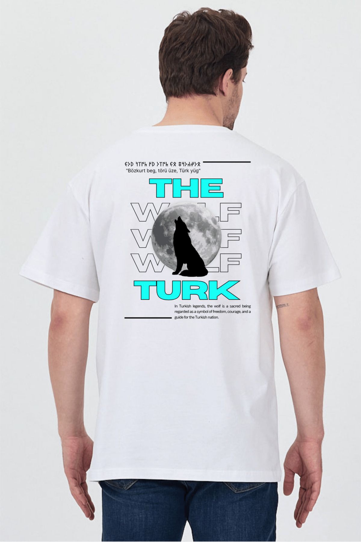 yakamor Unisex Ön Arka Baskılı T-Shirt