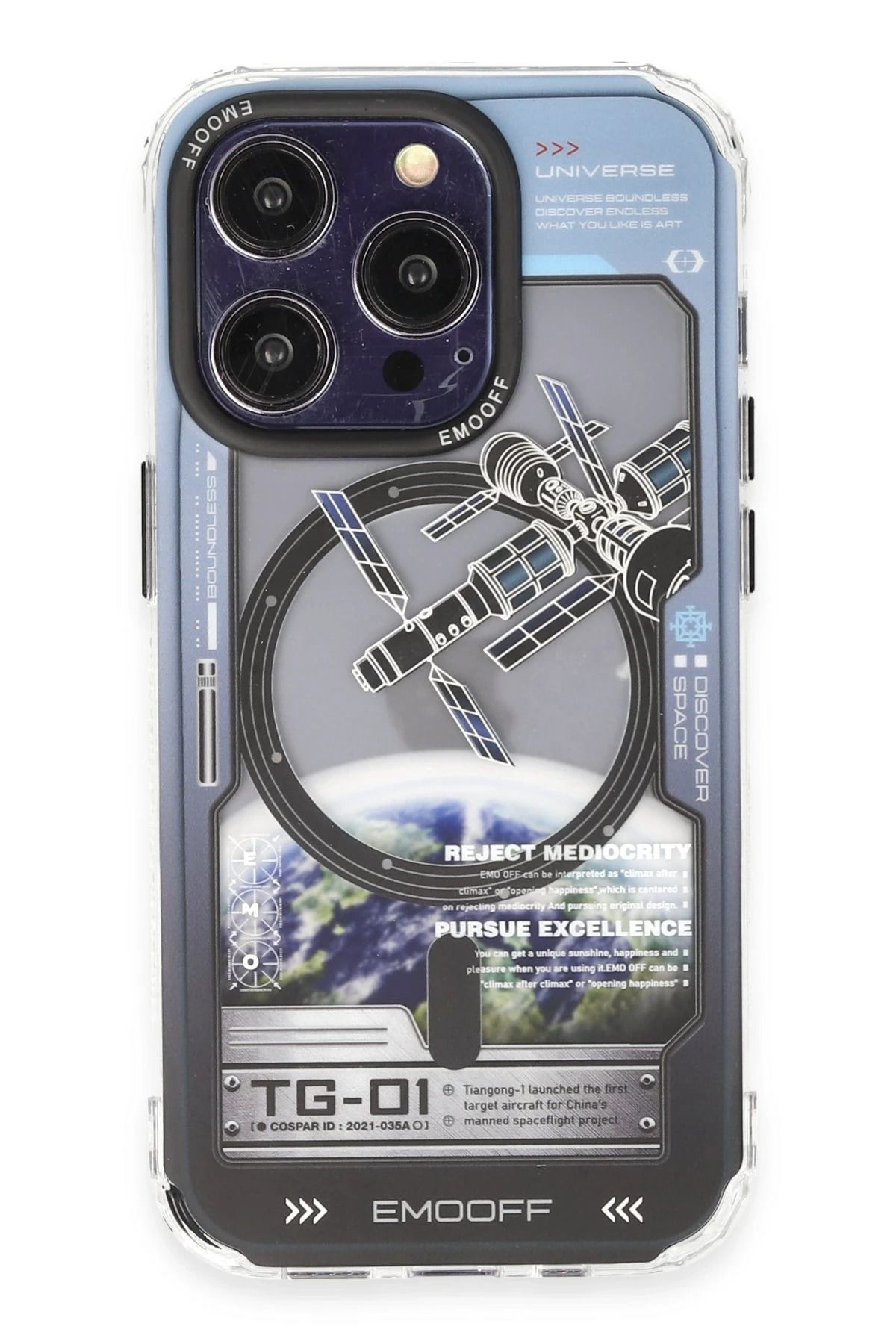 CepteToptan iPhone 14 Pro Max uyumlu Kılıf Clone Space Magsafe Kapak - Clone - 6