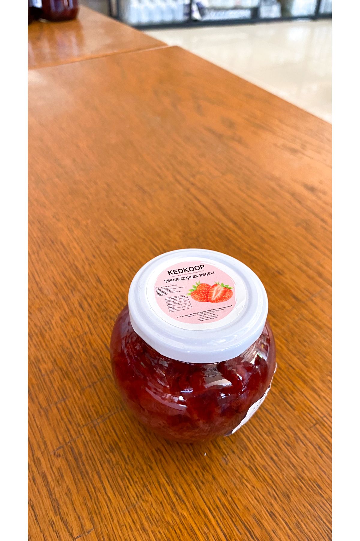 kedkoop Şekersiz Çilek Reçeli 210 cc