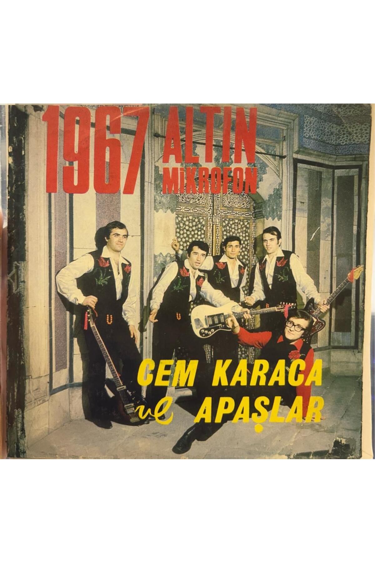 Kadıköy Plak Kulübü 1967 Altın Mikrofon Cem Karaca Apaşlar - Emrah/Karacaoğlan 45lik