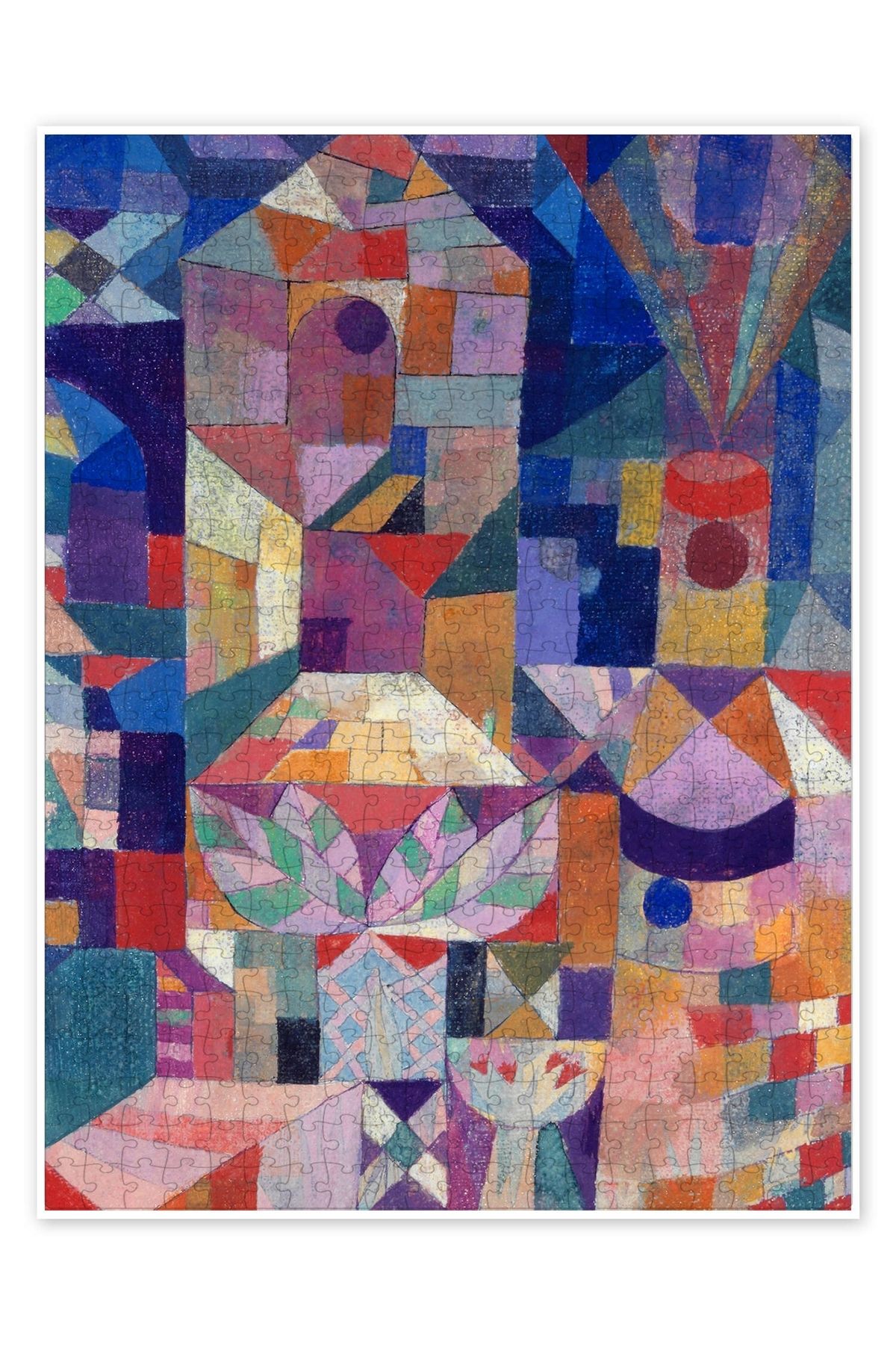 Jeronkarji Kale Bahçe 500 Parça Puzzle Yapboz Bohem Soyut Sanat Temalı