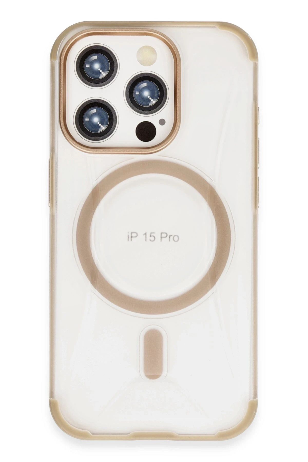 CepteToptan Joko iPhone 15 Pro Max Hilton Magsafe Kapak - Gold