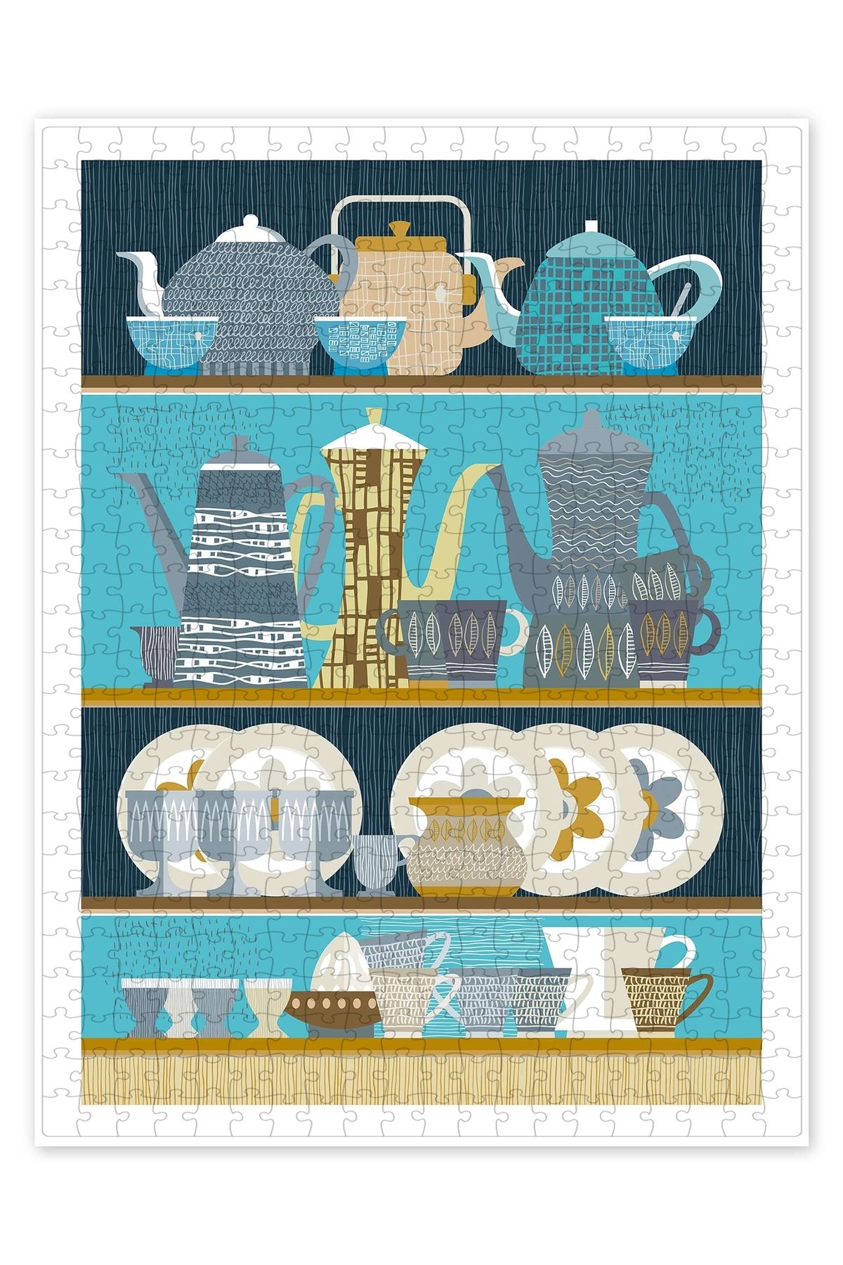 Jeronkarji Granny's Kitchen 500 Parça Puzzle Yapboz Mutfak Temalı Yetişkinler için