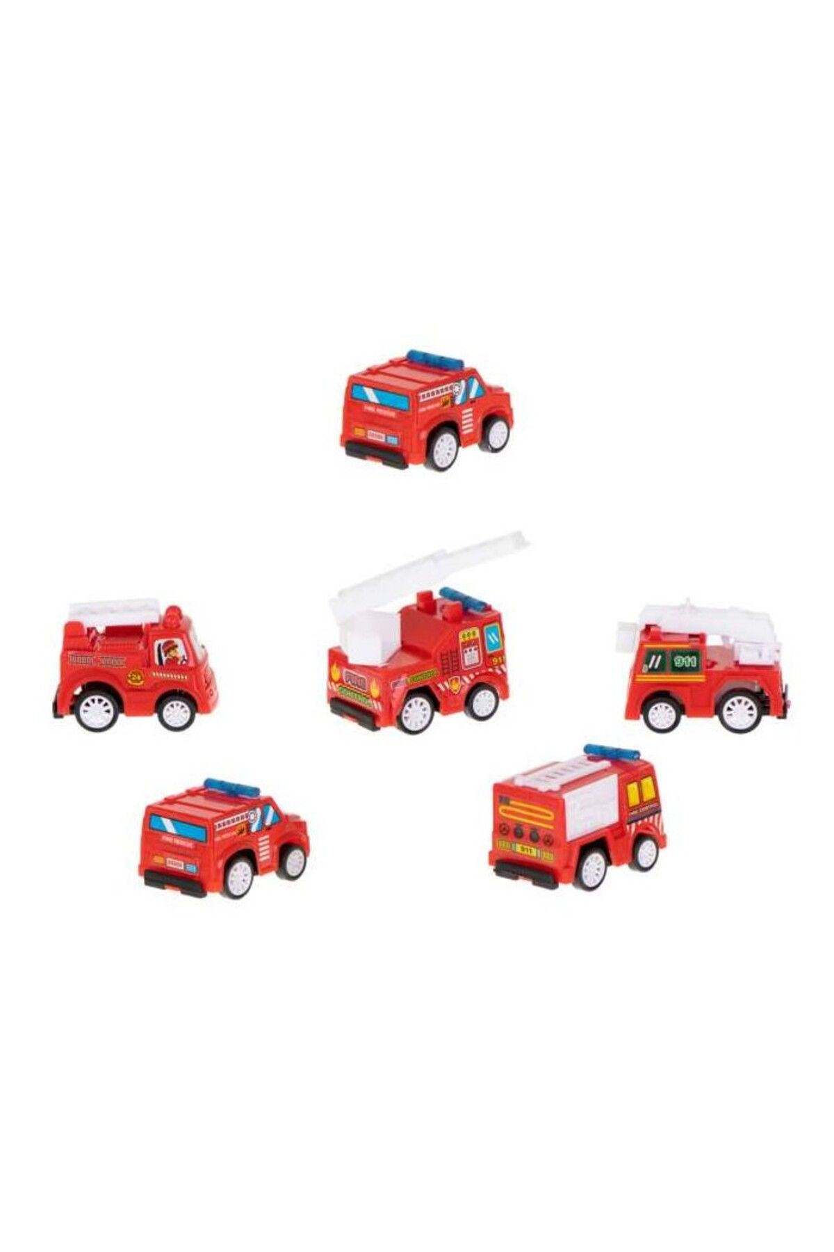 dalimag-Set 6 masinute de jucarie, 5 x 1,5 cm, multicolore, m2 2