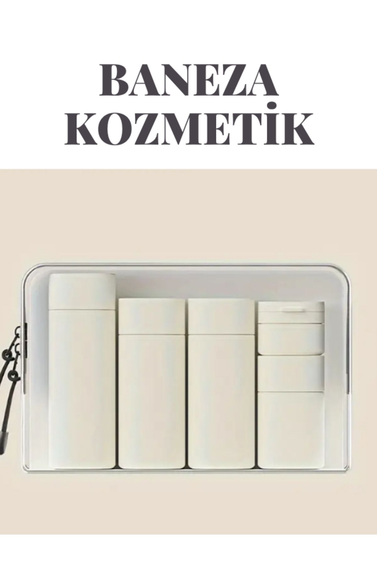 BANEZA Çanta & Bavul içi Düzenleyici Seyahat Seti Çok Renkli Organizer