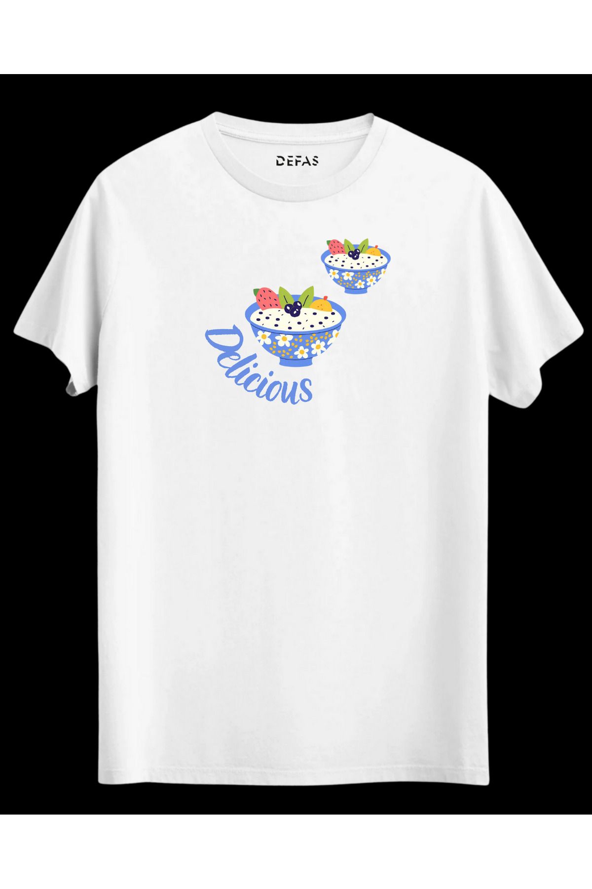 DEFAS PUDİNG UNİSEX Baskılı tshirt