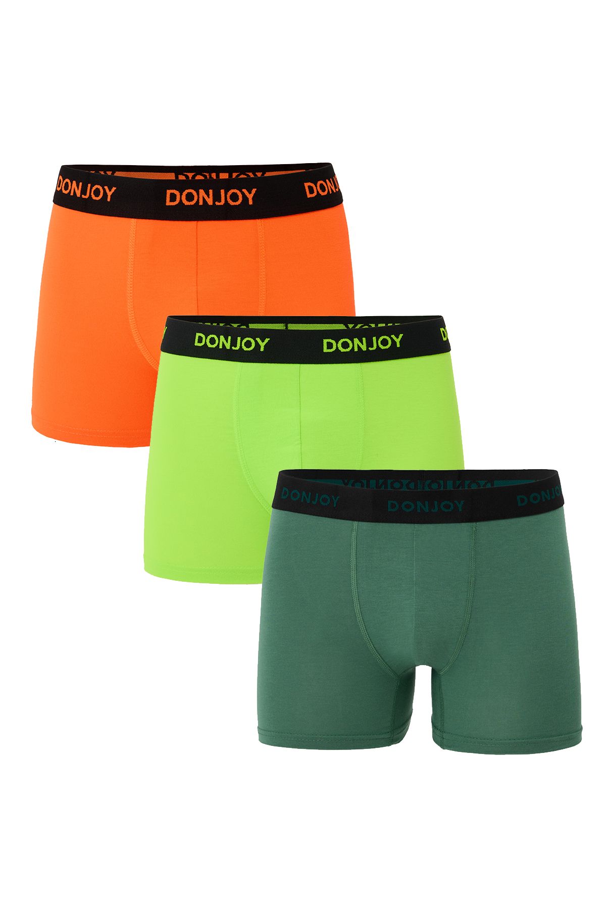 don joy Erkek 3'lü Pamuklu Penye Beli Lastikli Boxer