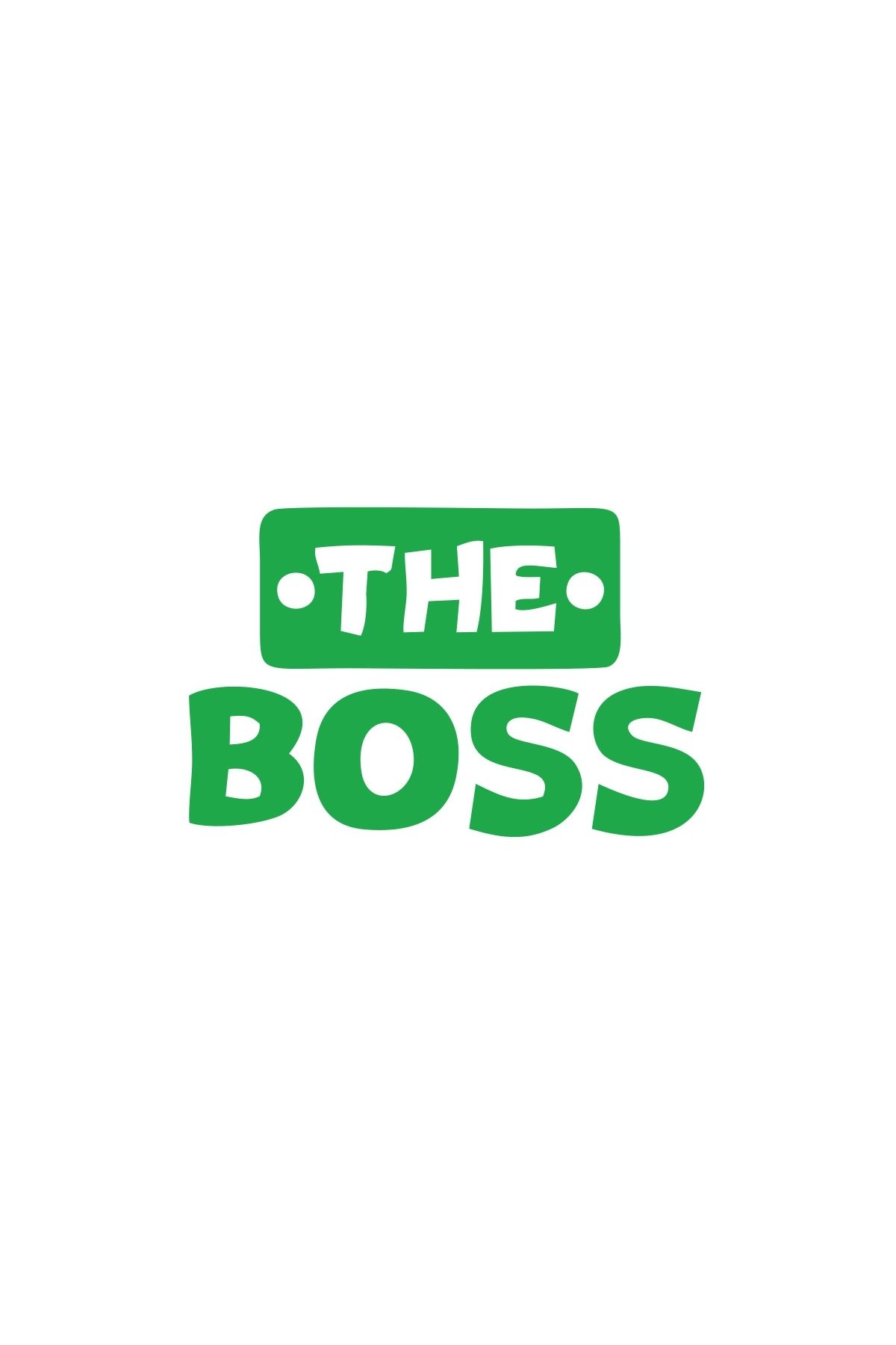 Reysa Tasarım The Boss Sticker 17x17 Cm Yeşil