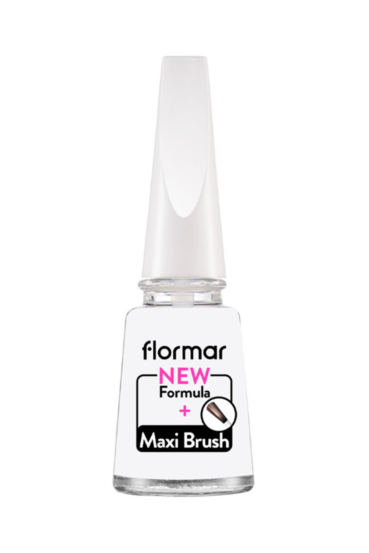 Flormar-Flormar New Formula Nail Enamel + Maxi Brush - 301 Glass Effect 1